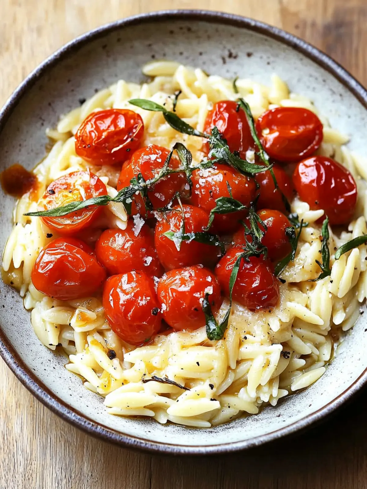Cheesy Orzo with Roasted Cherry Tomatoes in Just 20 Minutes 2 Cheesy Orzo with Roasted Cherry Tomatoes