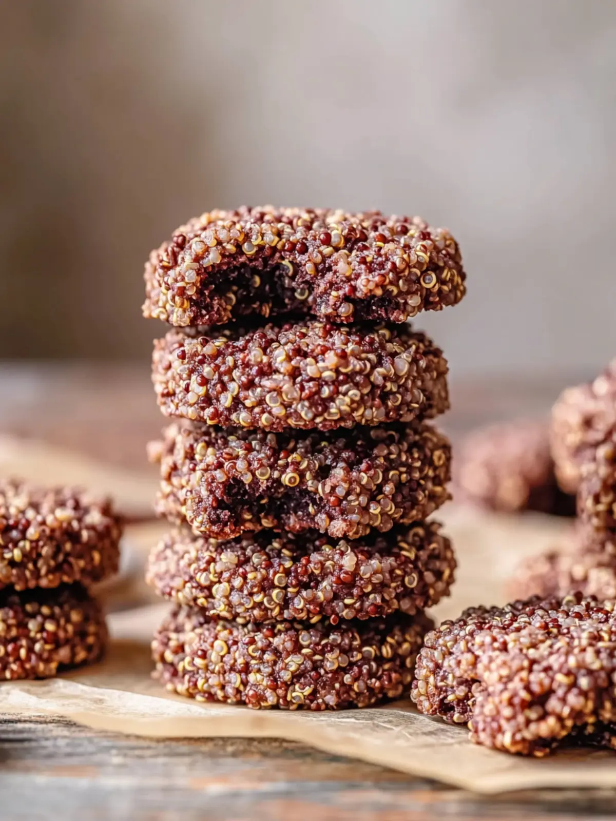 Crispy Quinoa Cacao Cookies: Guilt-Free No-Bake Delight 4 Crispy Quinoa Cacao Cookies