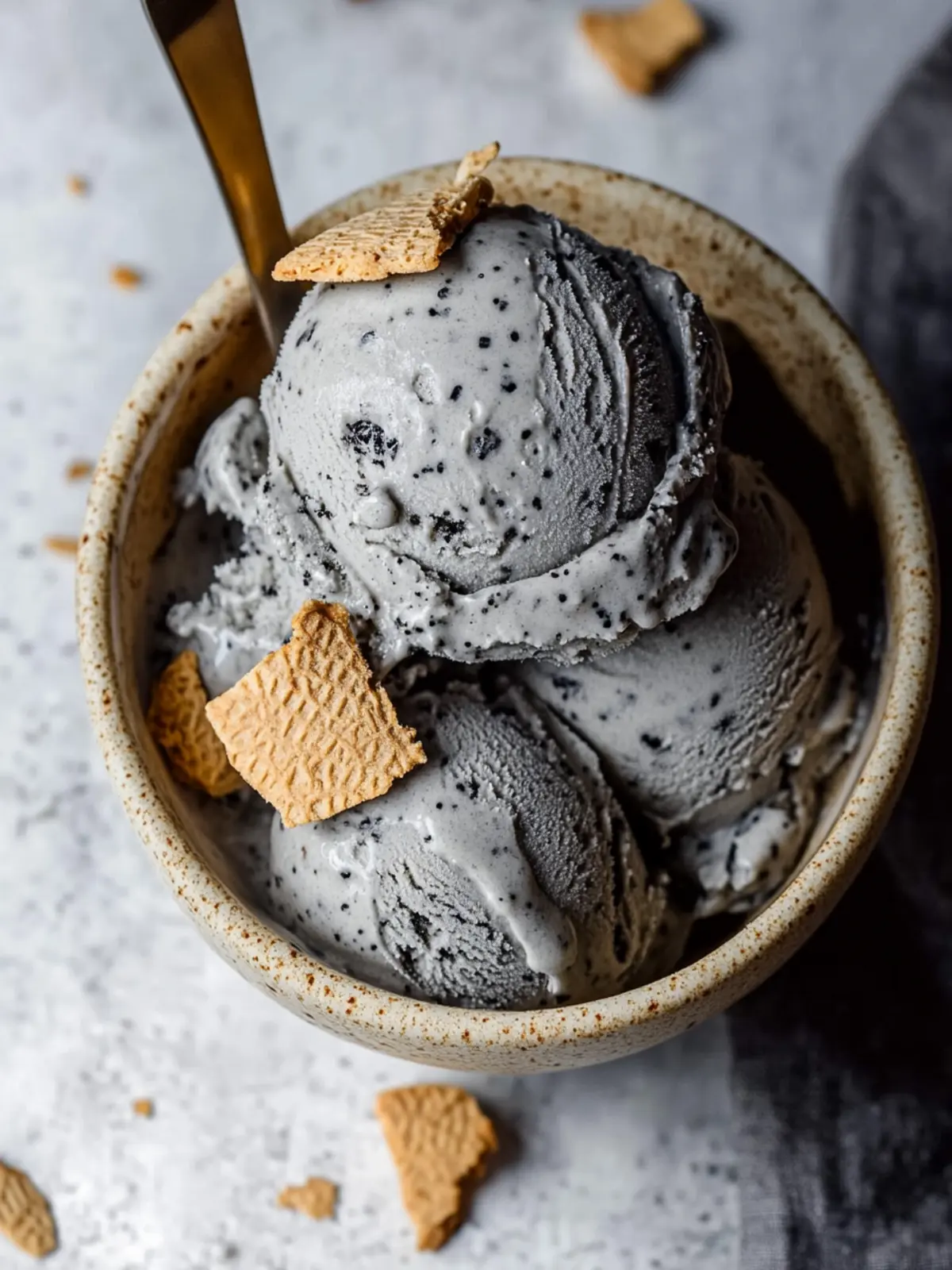 Toasted Black Sesame Ice Cream: A Creamy Summer Delight 2 Toasted Black Sesame Ice Cream