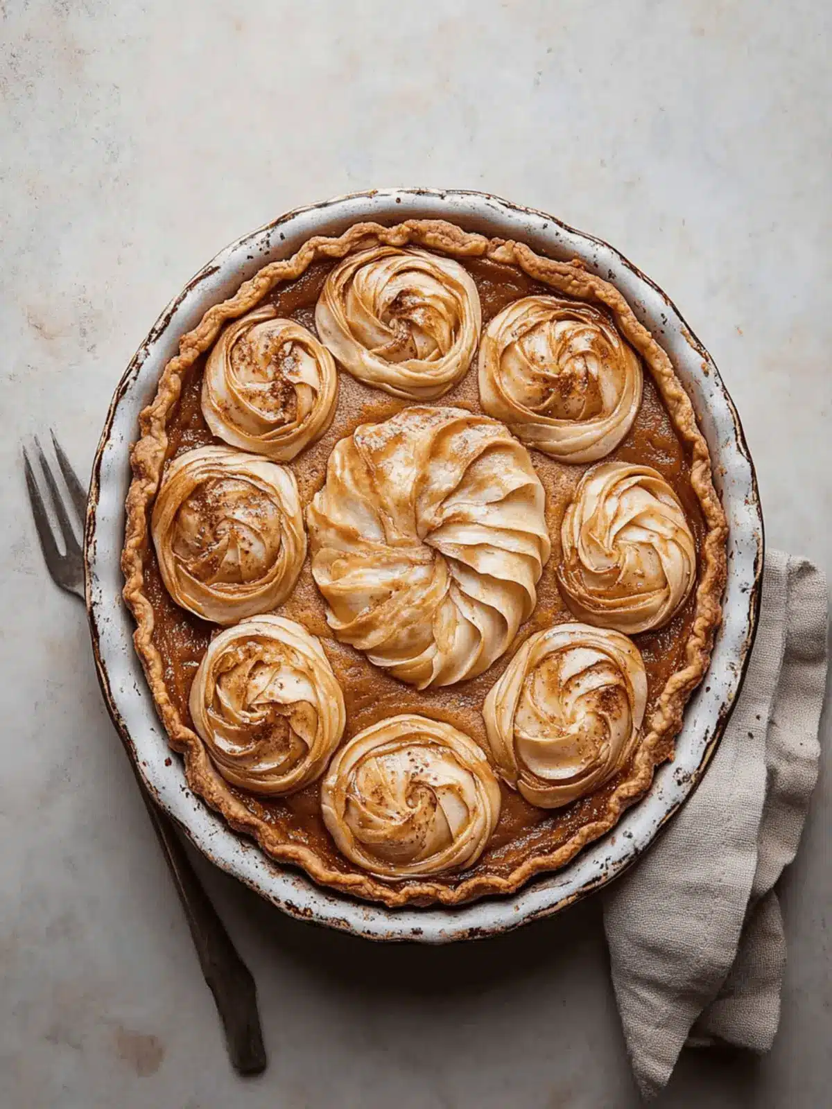 Spiced Pumpkin Ruffled Milk Pie for Cozy Fall Nights 4 Spiced Pumpkin Ruffled Milk Pie