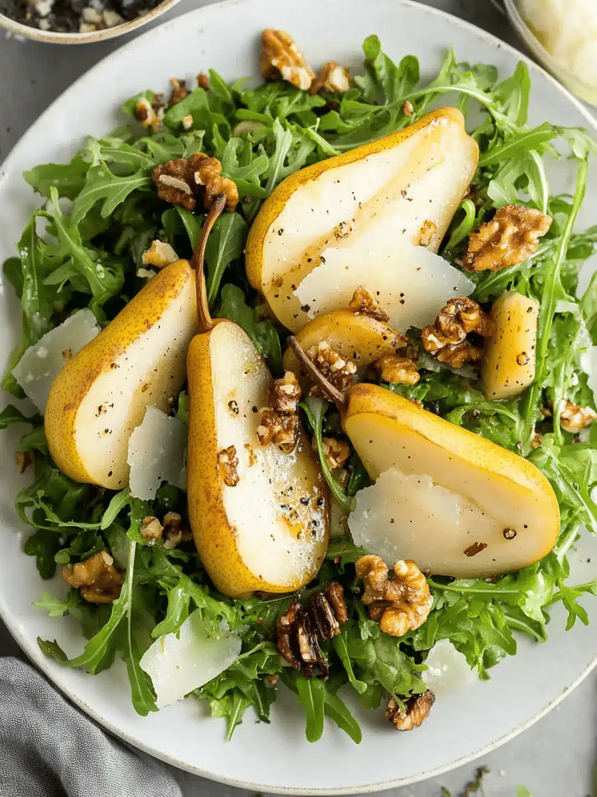 Deliciously Easy Roasted Pear Salad for Cozy Fall Evenings 2 roasted pear salad