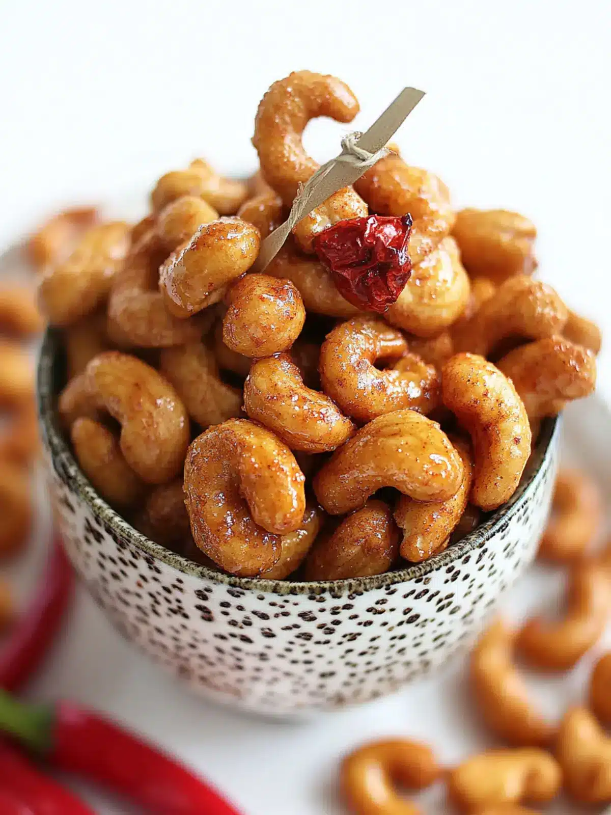 Sweet and Spicy Honey Roasted Cashews: Your Ultimate Snack Boost 2 Sweet and Spicy Honey Roasted Cashews