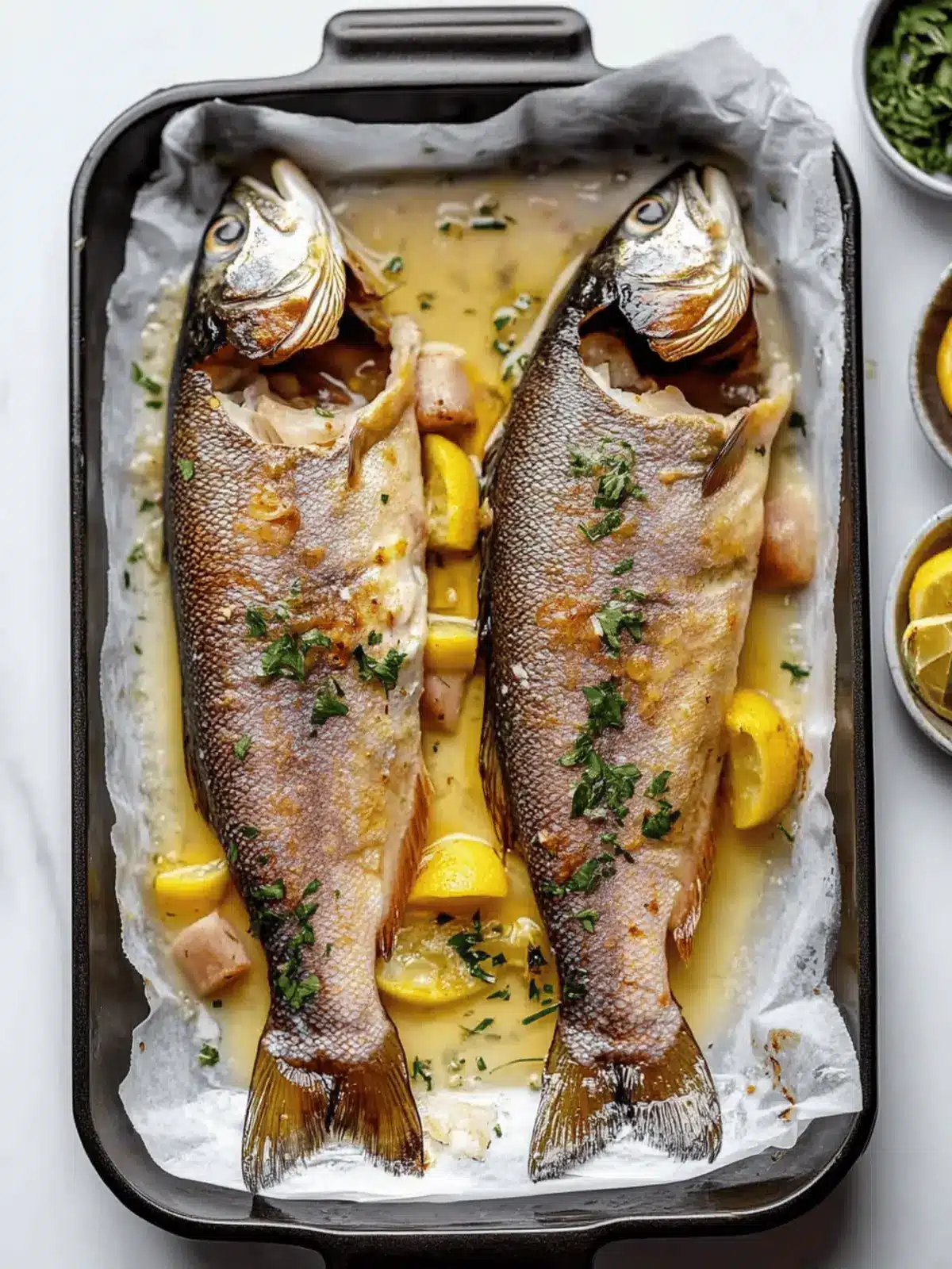 Baked Rainbow Trout with Butter Sauce Your Weeknight Winner 3 Baked rainbow trout with butter sauce