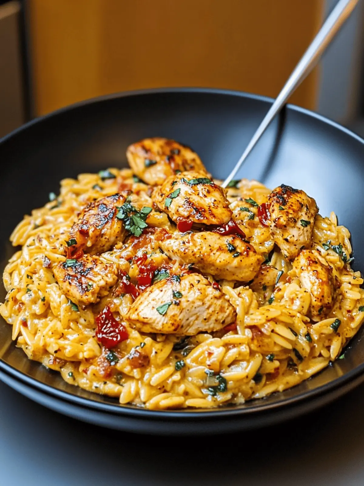 One-Pot Cajun Chicken Alfredo Orzo: Quick Comfort for Dinner 2 One-Pot Cajun Chicken Alfredo Orzo