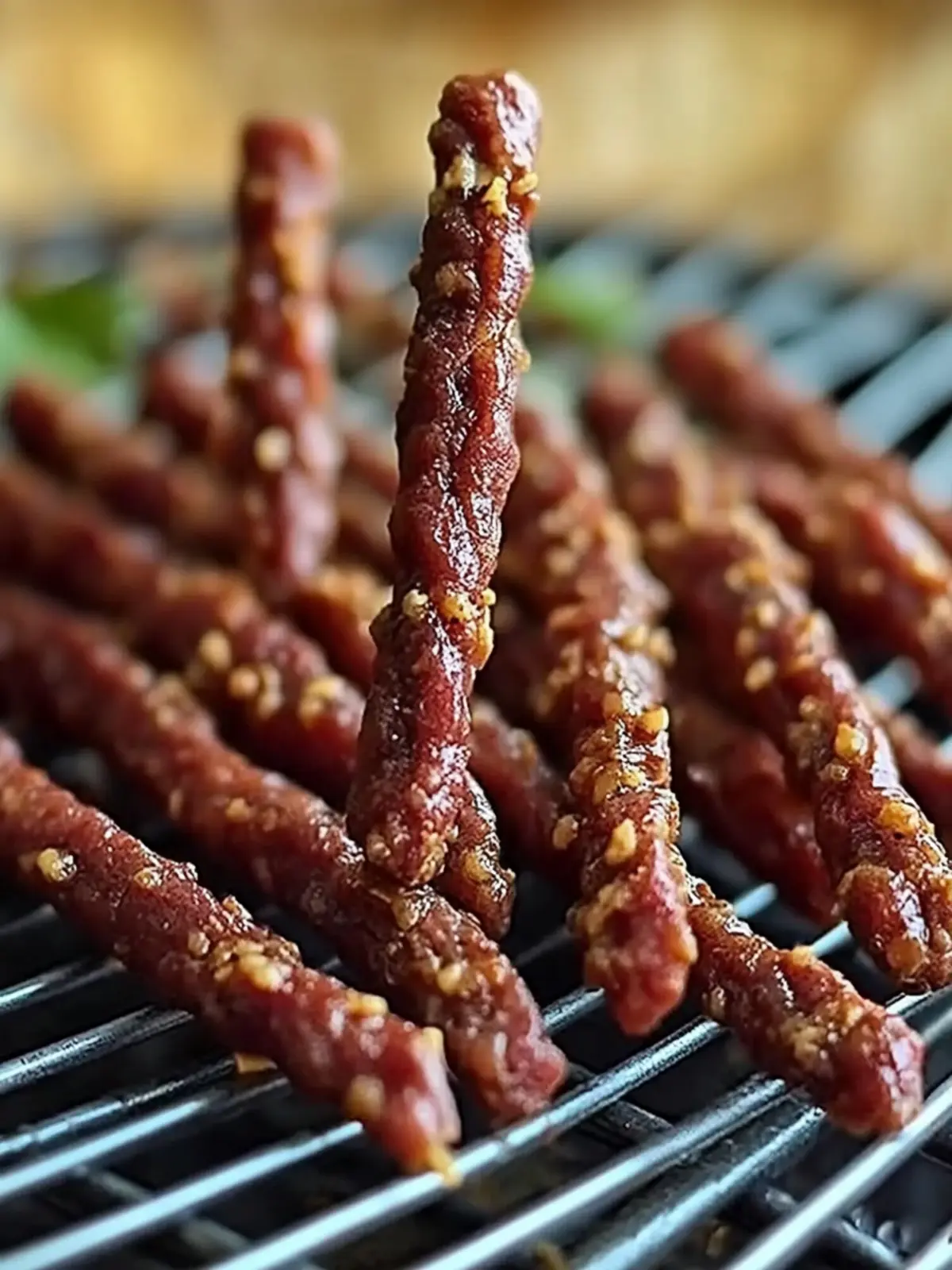 Savory Homemade Twiggy Beef Snack Sticks - No Casings Needed 3 Homemade Twiggy or Beef Snack Sticks without Casings