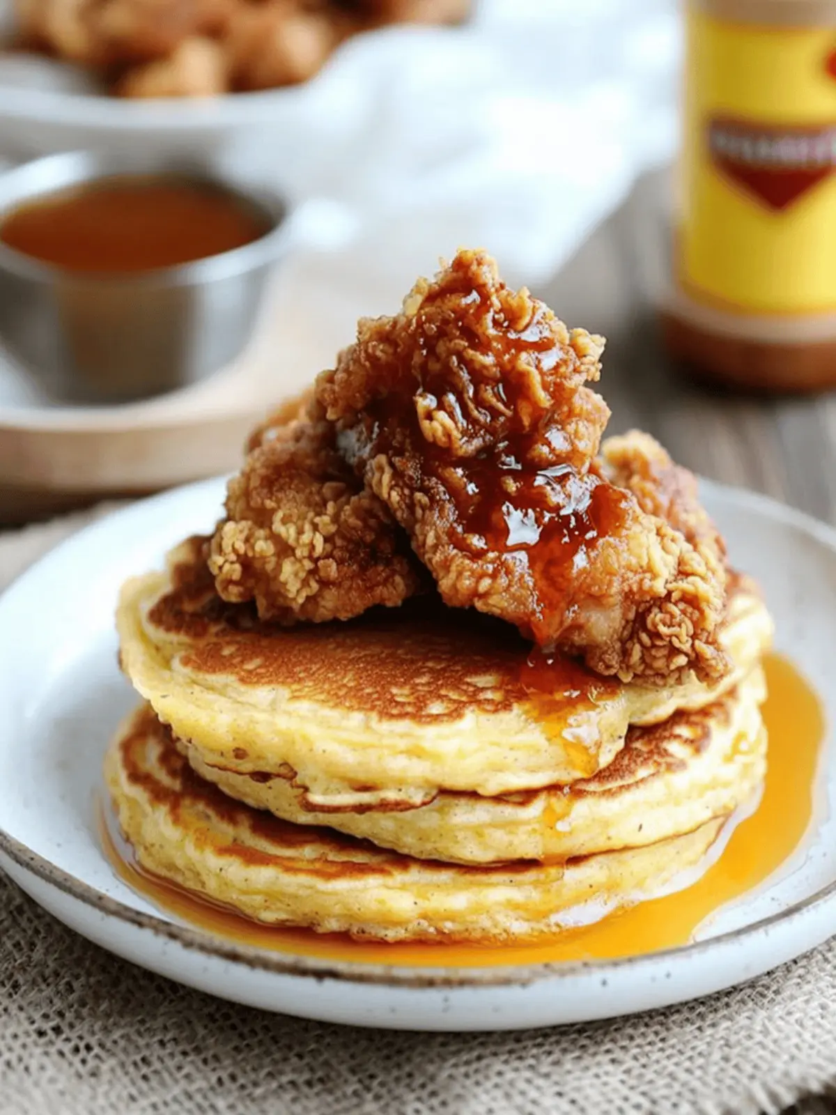 Buttermilk Fried Chicken and Cornmeal Pancakes for Brunch Bliss 2 Buttermilk Fried Chicken and Cornmeal Pancakes