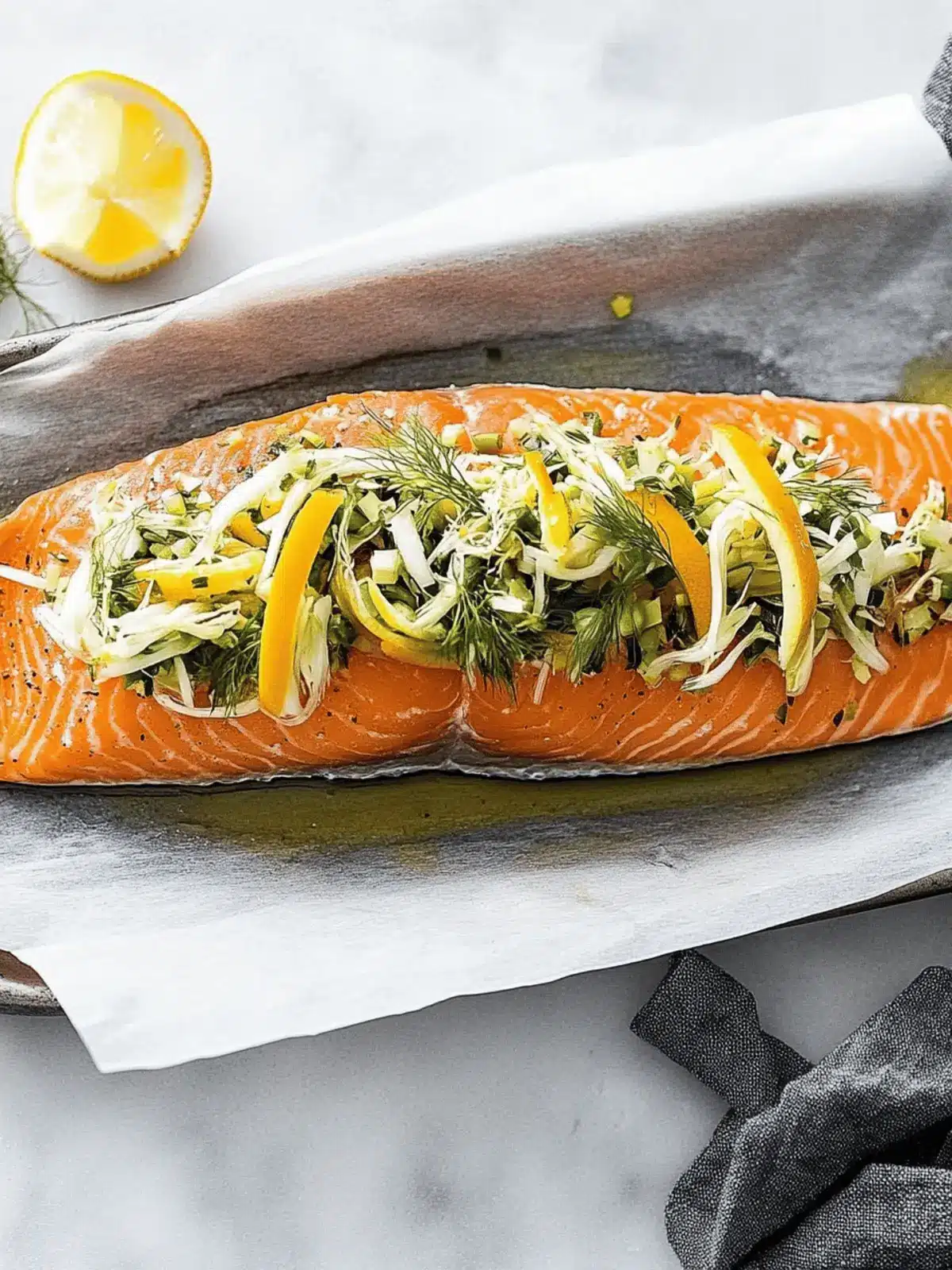 Slow Roasted Salmon with Fennel and Orange for Summer Bliss 2 Slow Roasted Salmon with Fennel and Orange