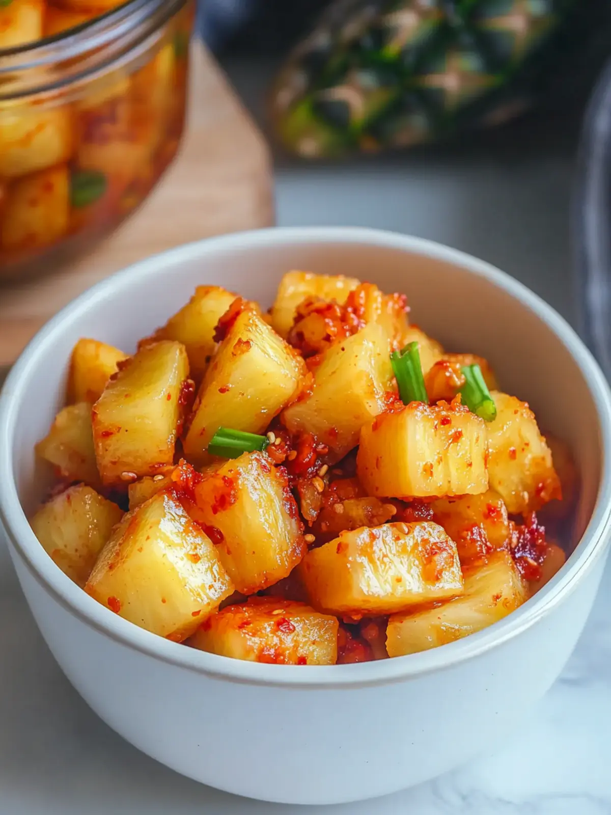 Craft Your Own Spicy Pineapple Kimchi for Bold Flavor Bliss 4 Spicy Pineapple Kimchi