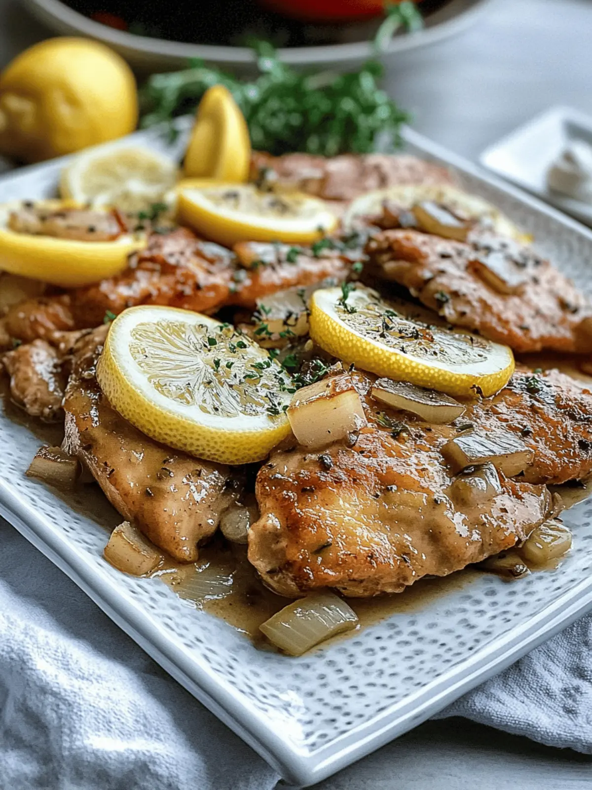 Lemon Shallot Chicken That's Juicy and Creamy Deliciousness 2 Lemon Shallot Chicken