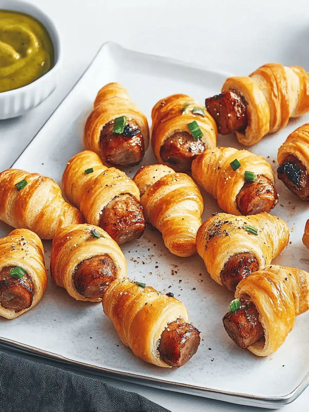 Chicago-Style Pigs in a Blanket: A Fun Twist for Parties 4 Chicago-Style Pigs in a Blanket