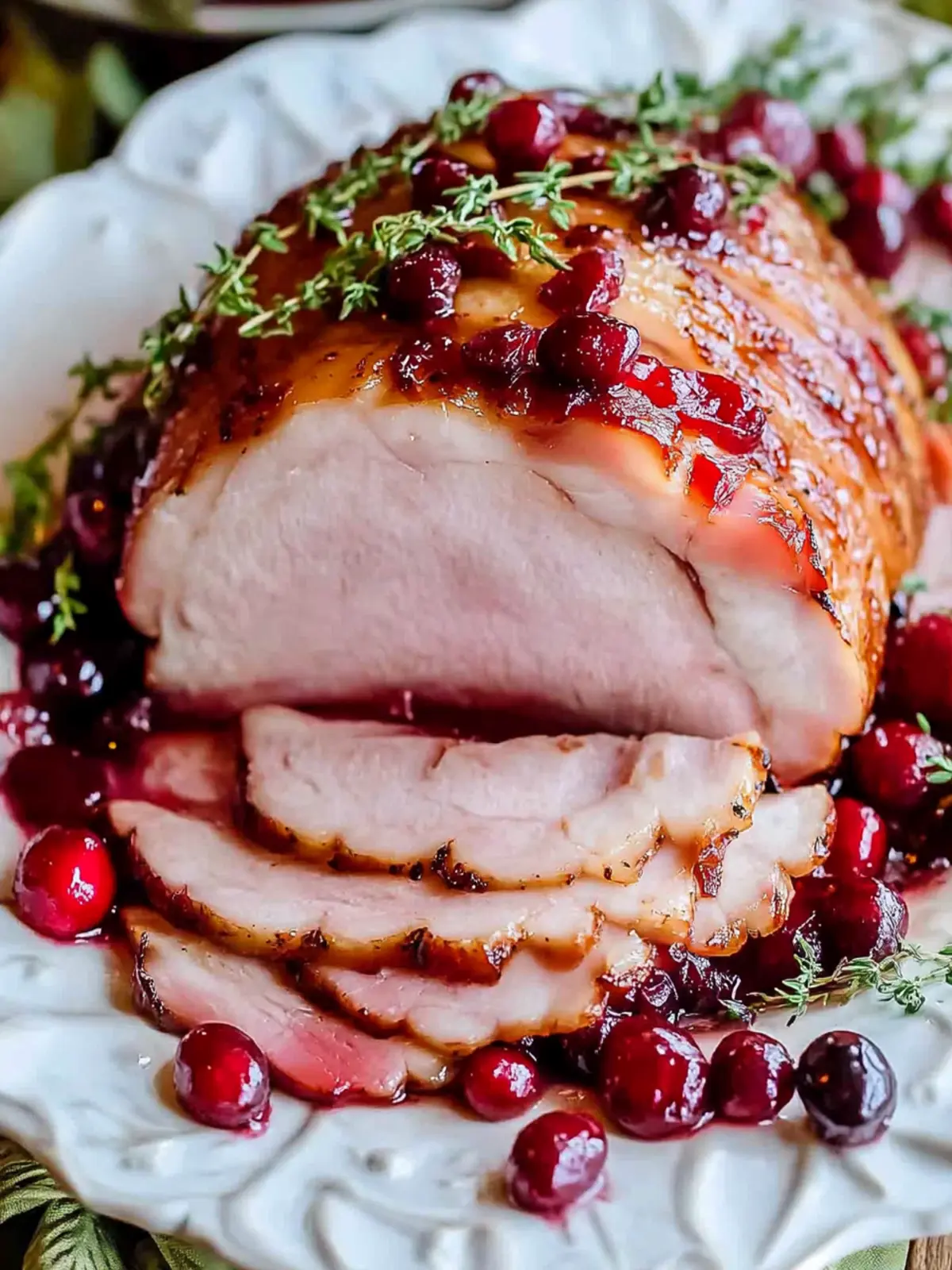 Oven-Roasted Cranberry-Dijon Glazed Ham That Steals the Show 4 Oven-Roasted Cranberry-Dijon Glazed Ham