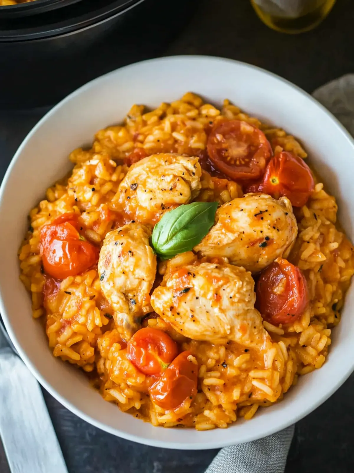 Instant Pot Tomato Basil Chicken and Rice for Cozy Nights 3 Instant Pot Tomato Basil Chicken and Rice