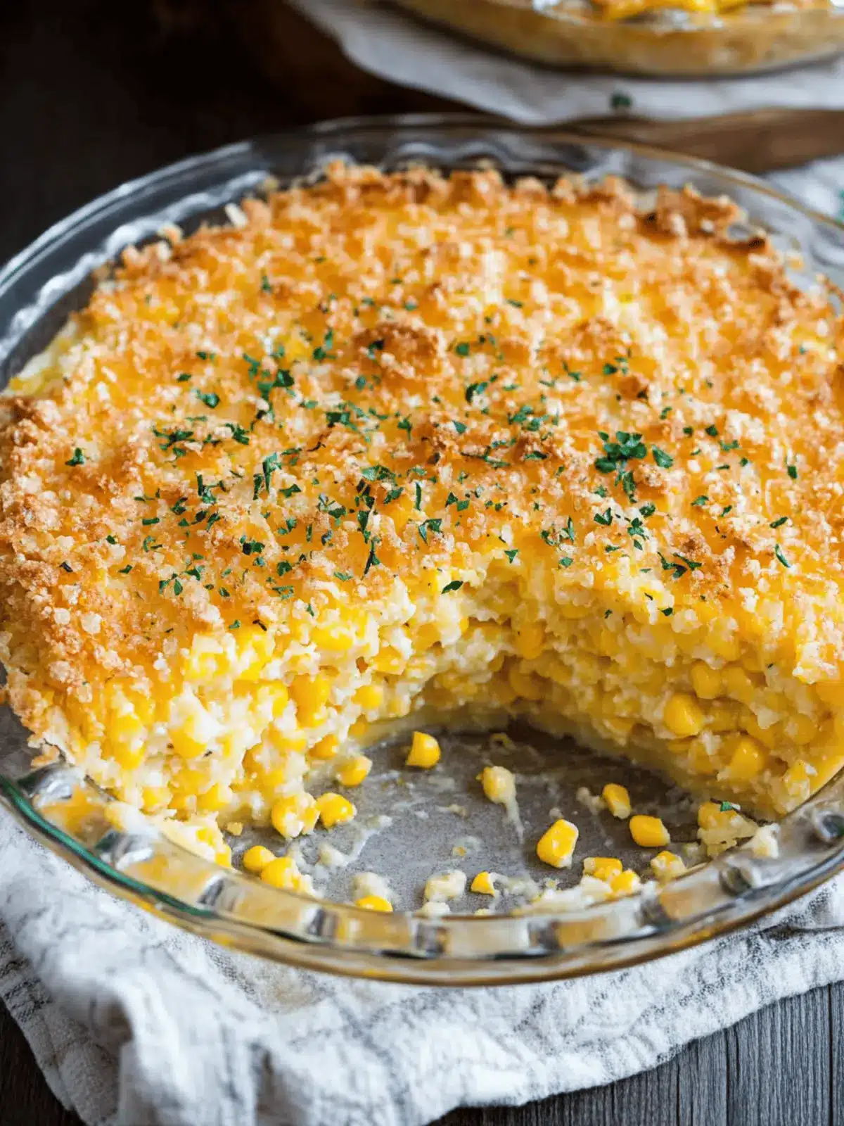 Cheddar Sweet Corn Pie: The Ultimate Comfort Food Delight 3 Cheddar Sweet Corn Pie