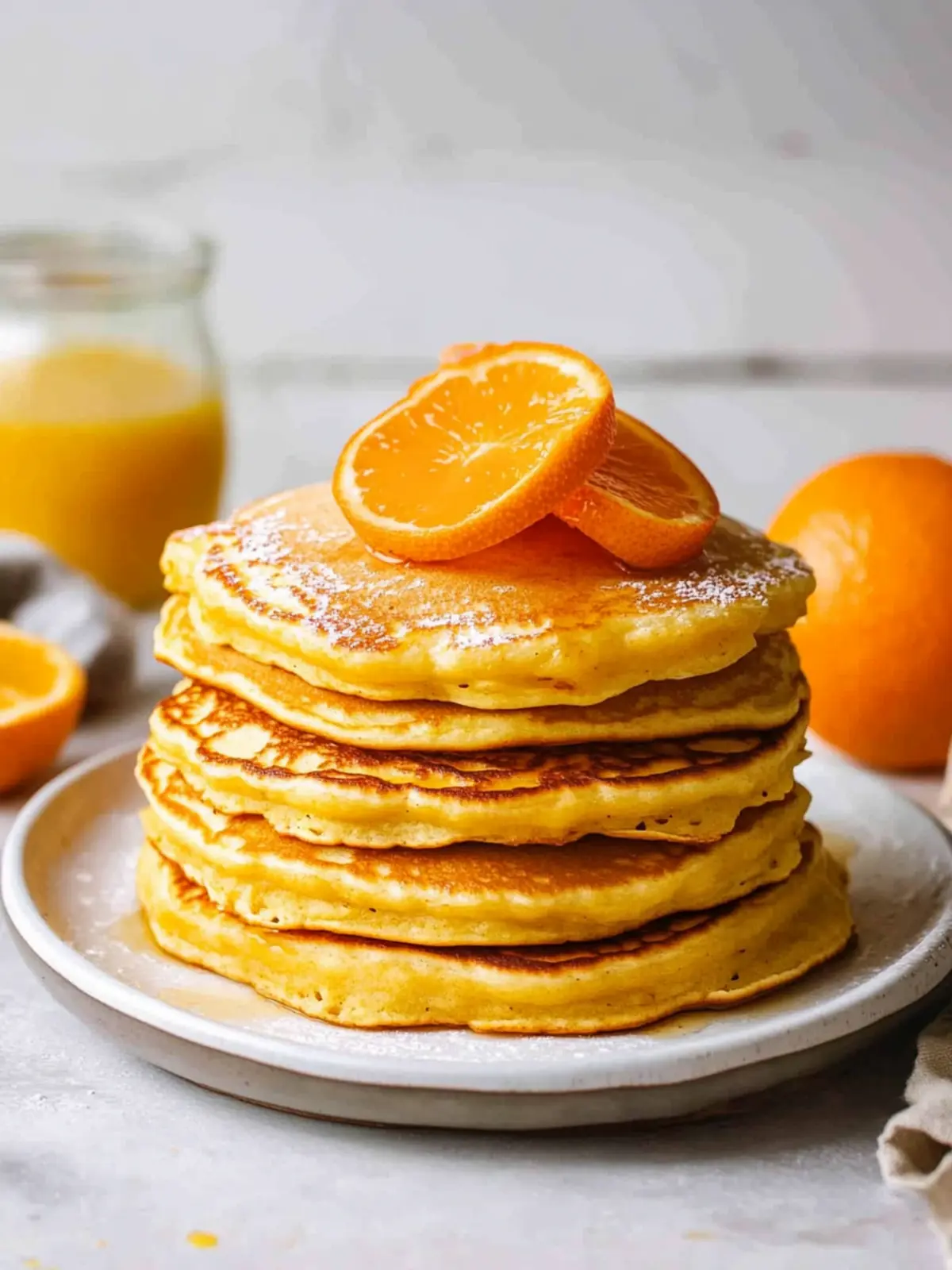 Fluffy Orange Pancakes That Brighten Your Breakfast Mornings 4 Orange Pancakes