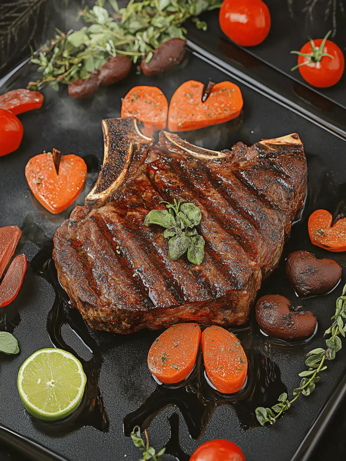 Trick and Treat Porterhouse Steak with Smoky Compound Butter 3 Trick *and* Treat Porterhouse