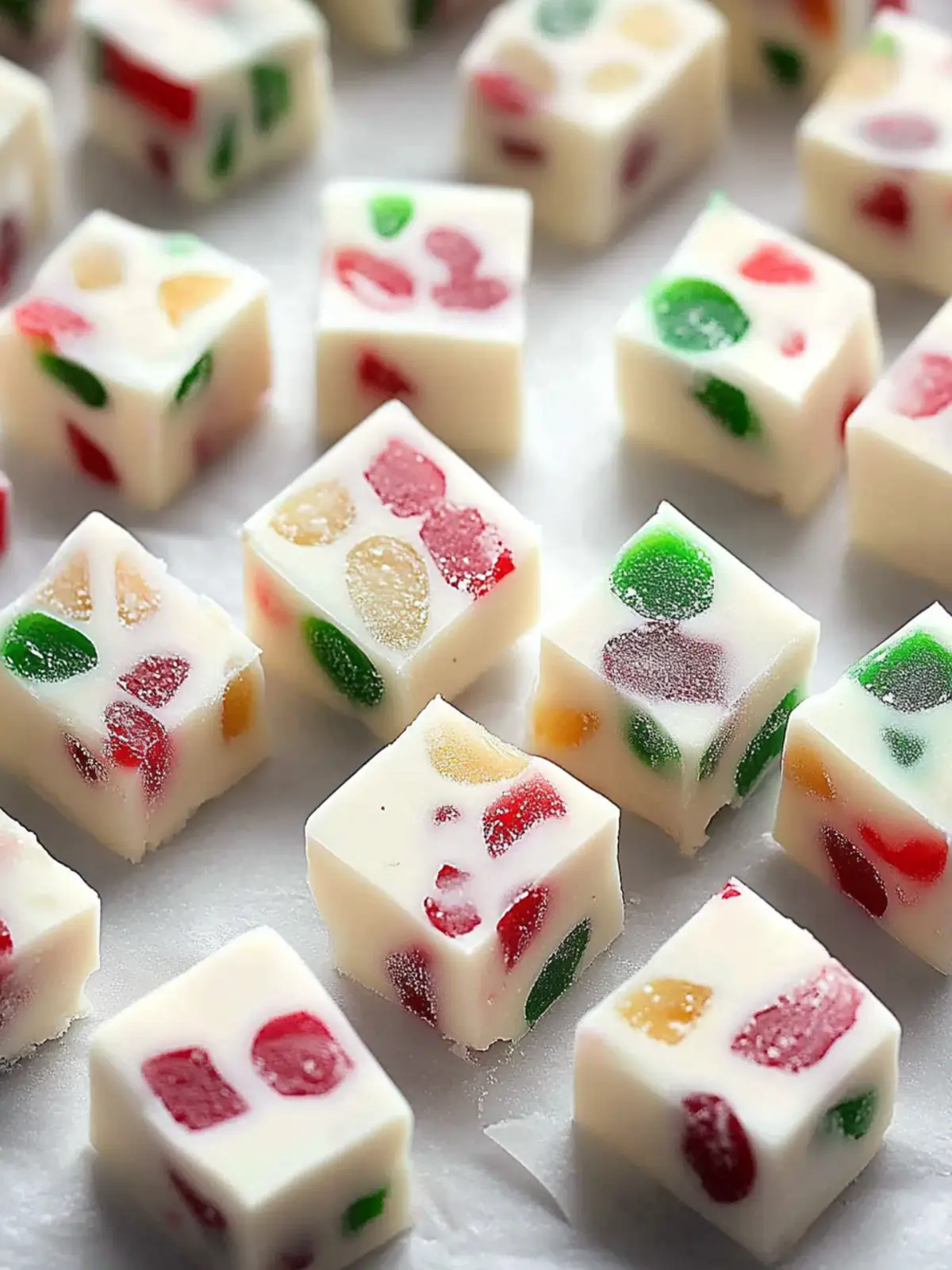 Deliciously Chewy Christmas Gumdrop Nougat Candy Recipe 4 Chewy Christmas Gumdrop Nougat Candy