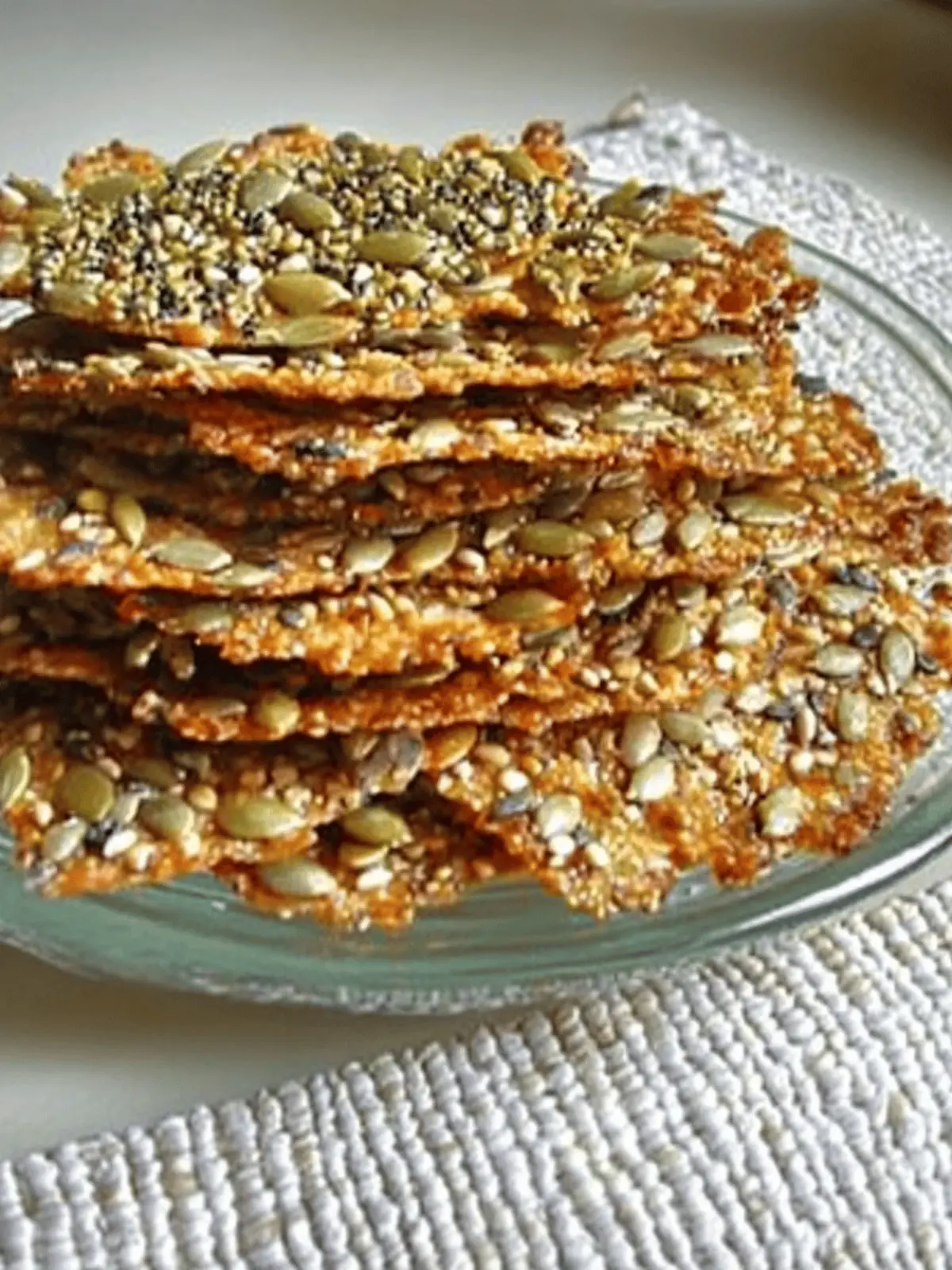 Cheesy Seed Crisps Your New Favorite Gluten-Free Snack 2 Cheesy Seed Crisps (gluten-free)