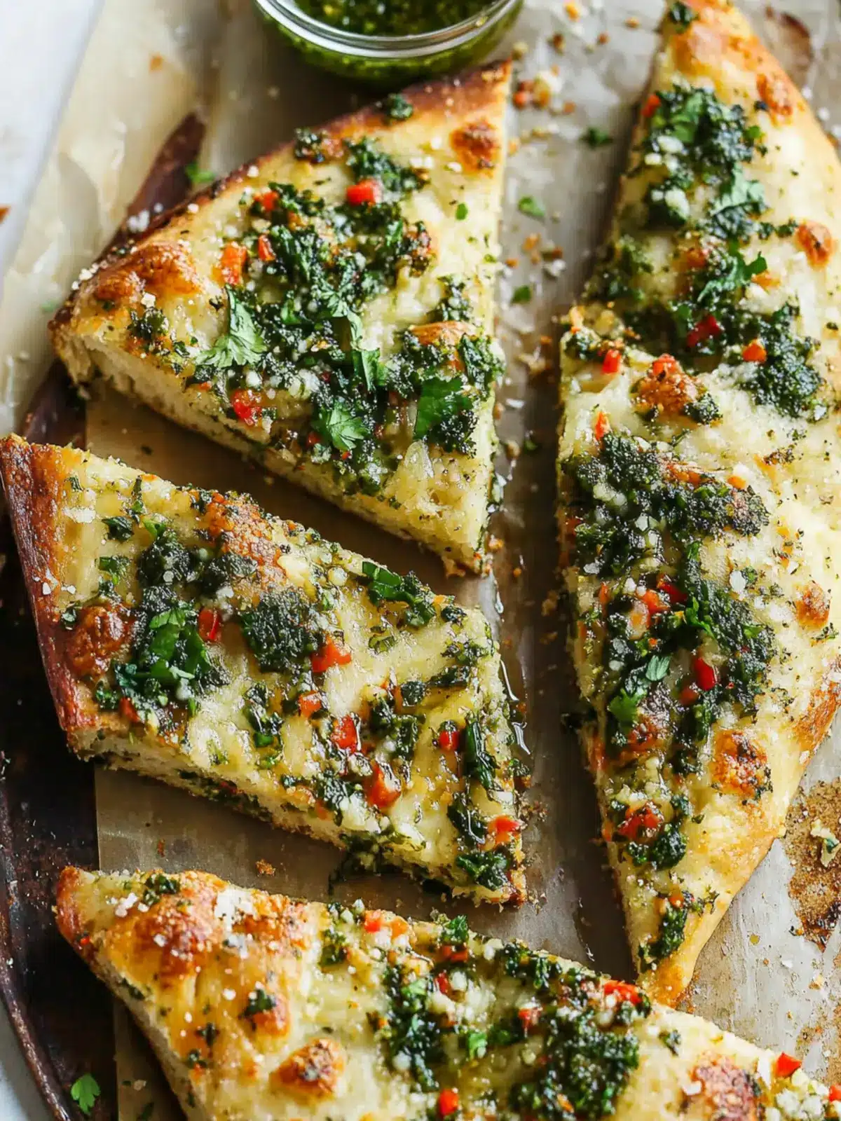 Cheesy Chimichurri Garlic Bread for Instant Flavor Bliss 2 Chimichurri Garlic Bread