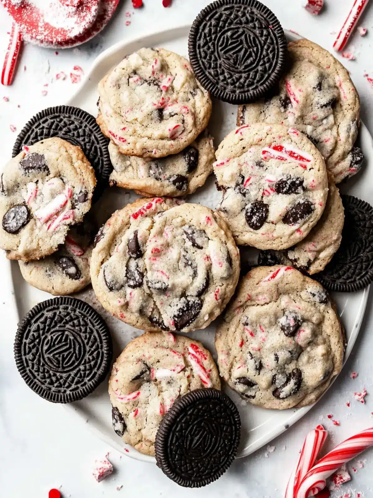 Irresistibly Chewy Peppermint Oreo Cookies for the Holidays 2 Peppermint Oreo Cookies