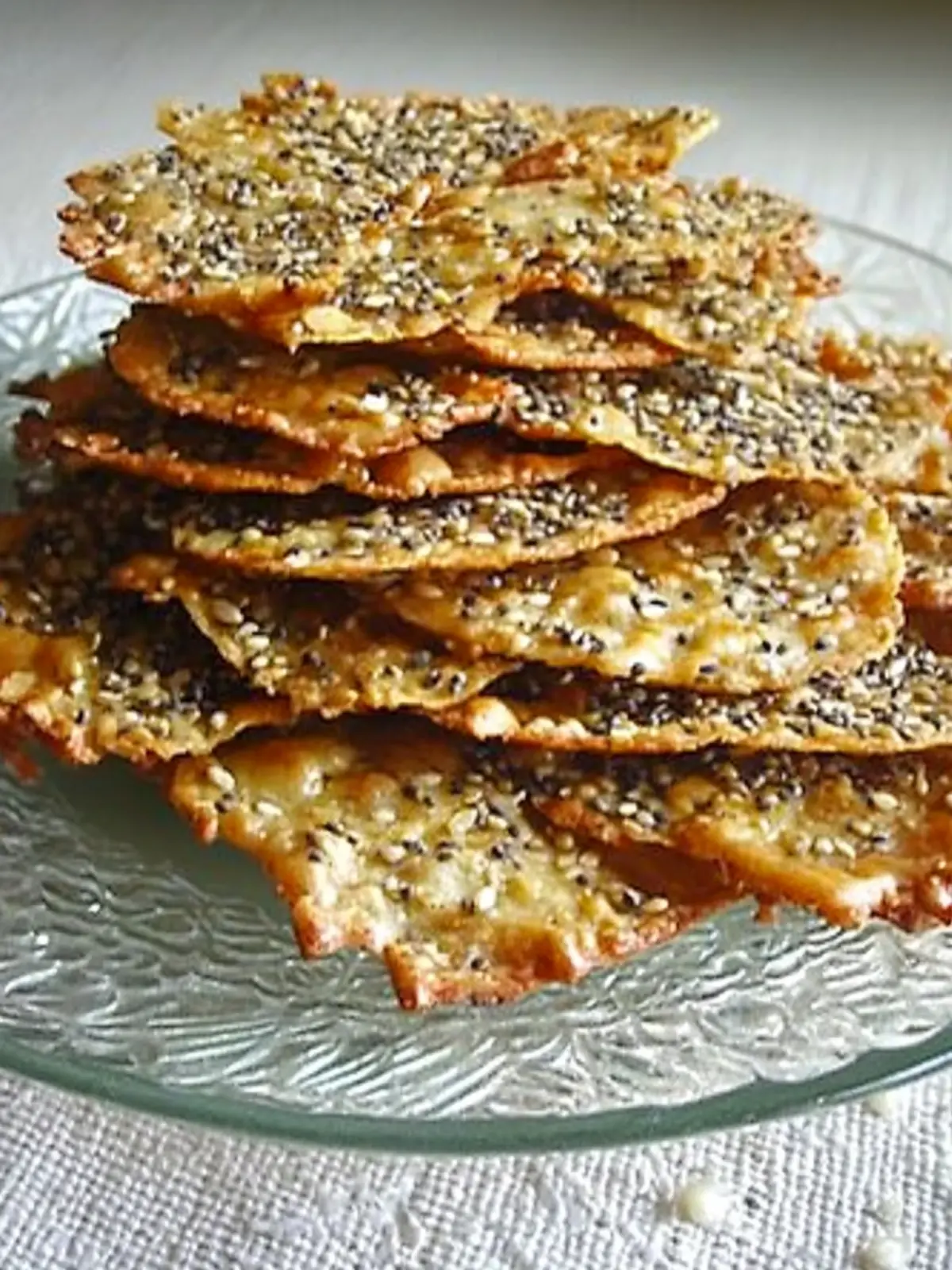 Cheesy Seed Crisps: Crunchy, Guilt-Free Snacking Delight 4 Cheesy Seed Crisps
