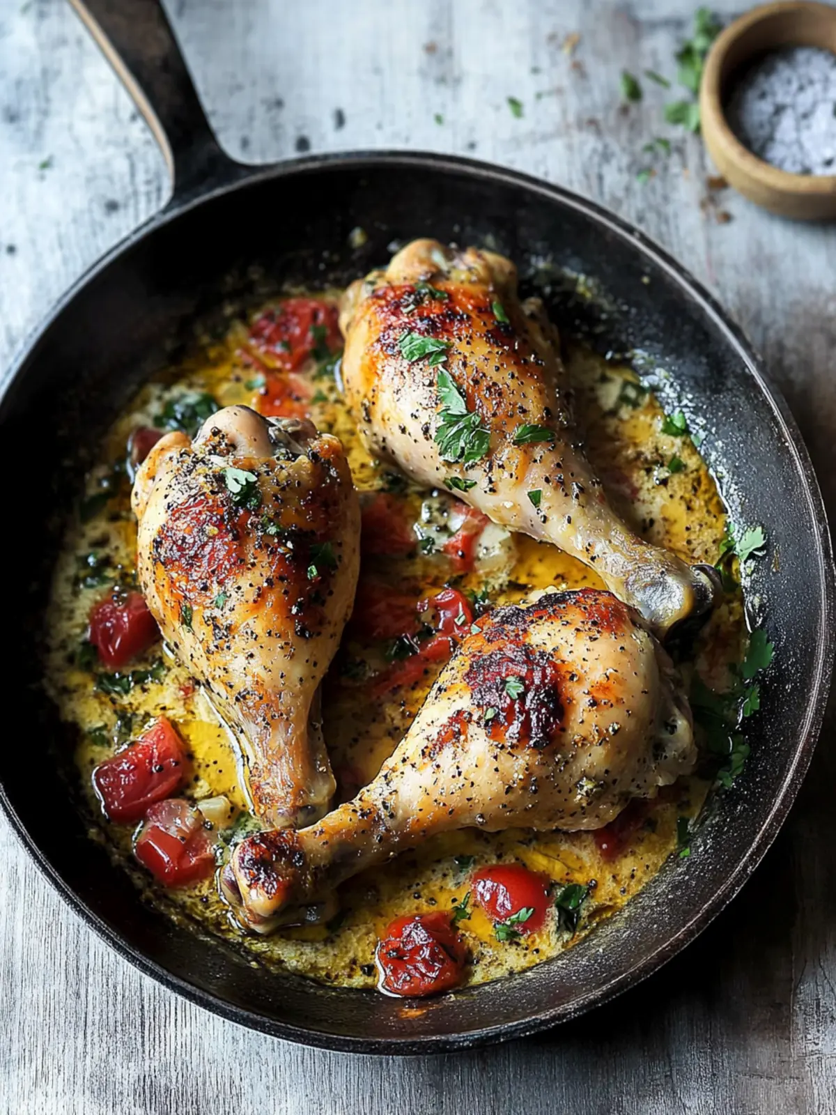 Creamy Black Pepper Chicken Drumsticks for Ultimate Weeknight Bliss 4 Creamy Black Pepper Chicken Drumsticks