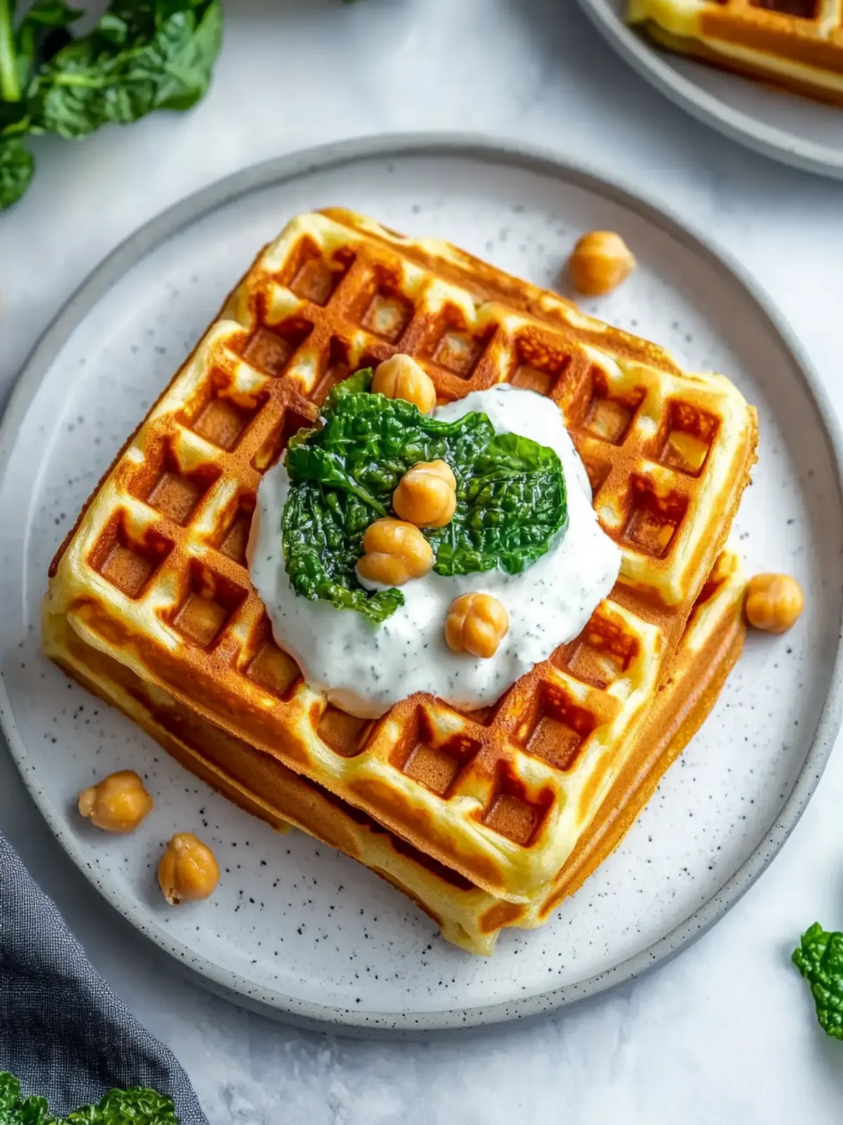 Savory Chickpea Waffles - Your New Favorite Gluten-Free Breakfast 3 Savory Chickpea Waffles