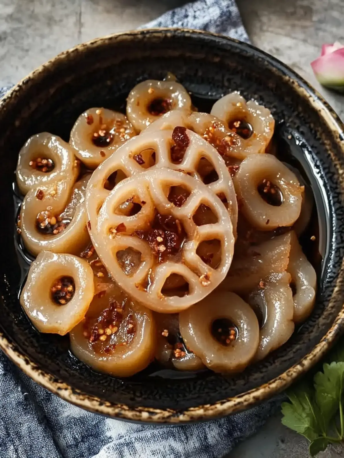 Delicious Braised Lotus Roots: A Sweet and Savory Delight 2 Braised lotus roots