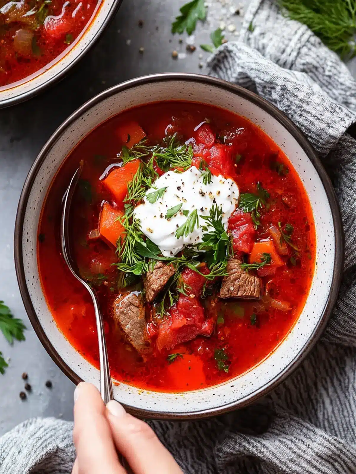 Hearty Borscht Soup with Beef for Cozy Nights In 3 Borscht Soup with Beef