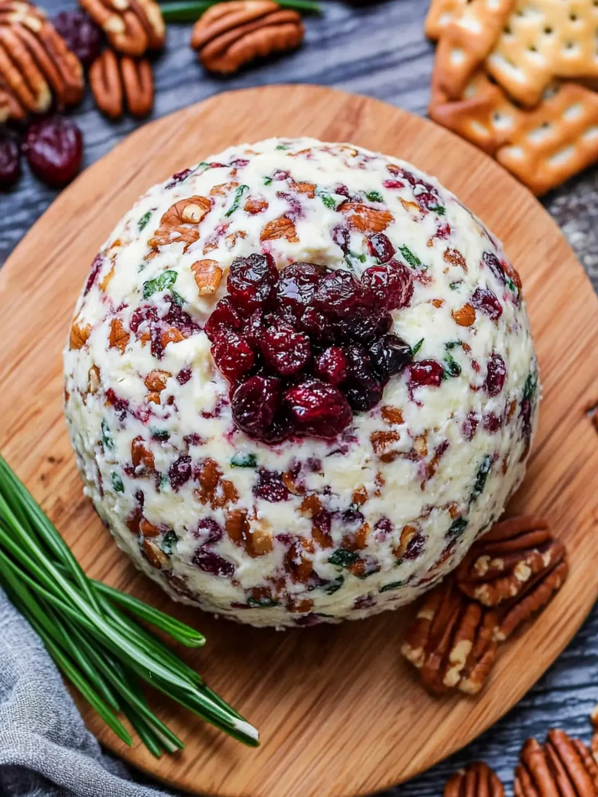 Irresistible Cranberry Pecan Cheese Ball for Fun Gatherings 3 Cranberry Pecan Cheese Ball