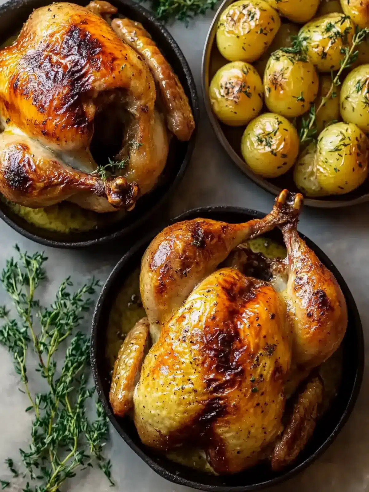 Roasted Cornish Hens in Oven for Juicy Flavor Packed Elegance 3 Roasted Cornish Hens in Oven