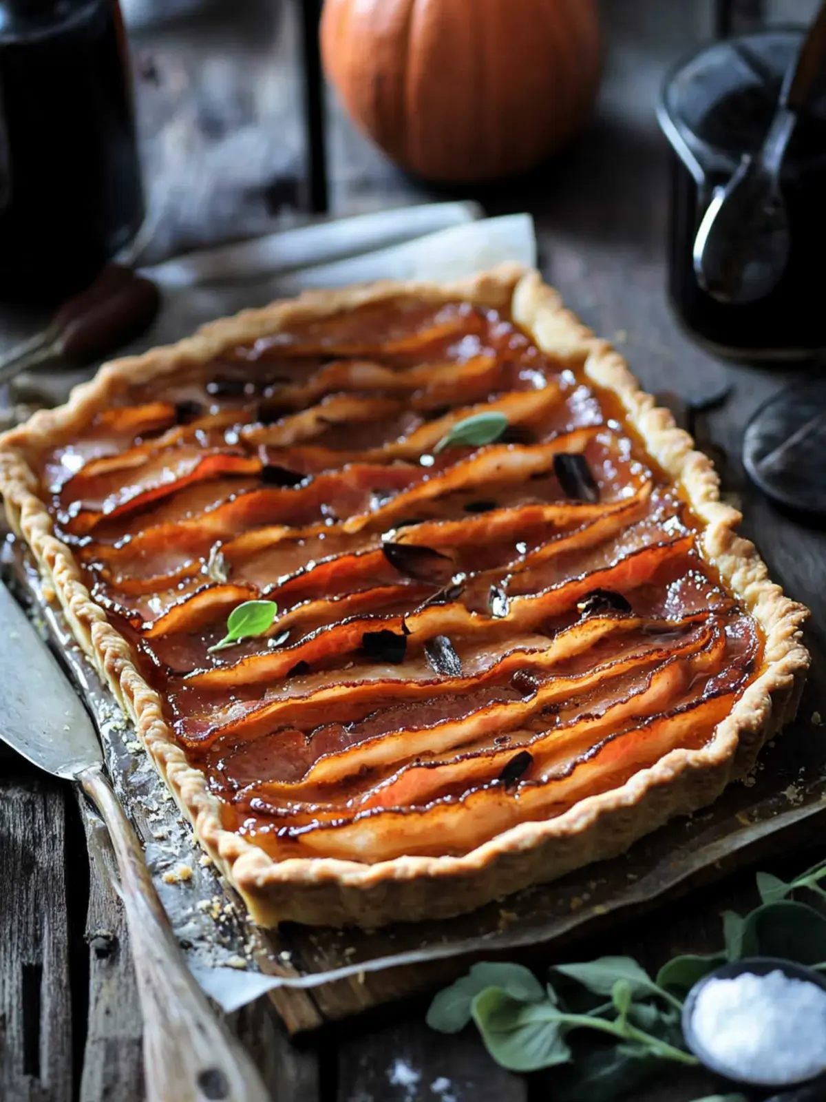 Bacon Tart with Pumpkin and Maple: Brunch Bliss Awaits 2 Bacon Tart with Pumpkin and Maple