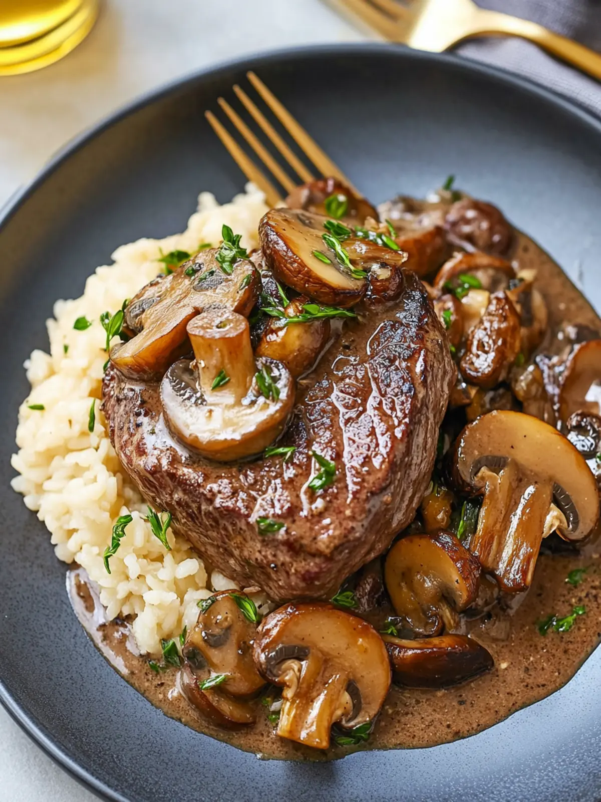 Indulge in Beef Tenderloin in Mushroom Sauce Delight 4 Beef Tenderloin in a Mushroom Sauce