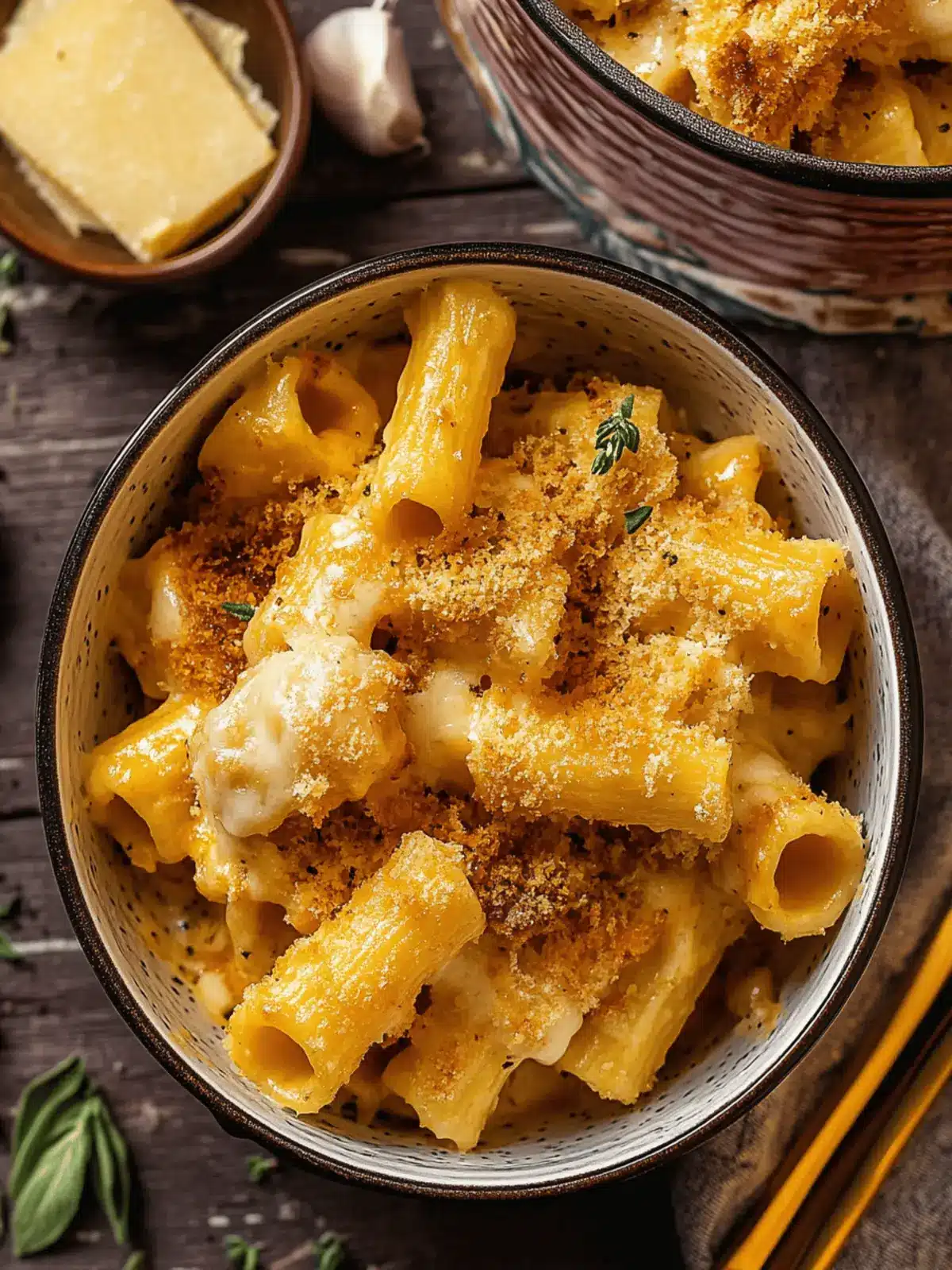 Smoky Baked Mac + Cheese Rigatoni That's Ultra Creamy and Delicious 2 Smoked Baked Mac + Cheese Rigatoni