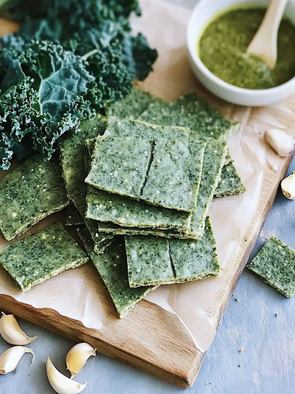 Delicious Gluten-Free Kale Crackers for Healthy Snacking 2 Gluten-Free Kale Crackers