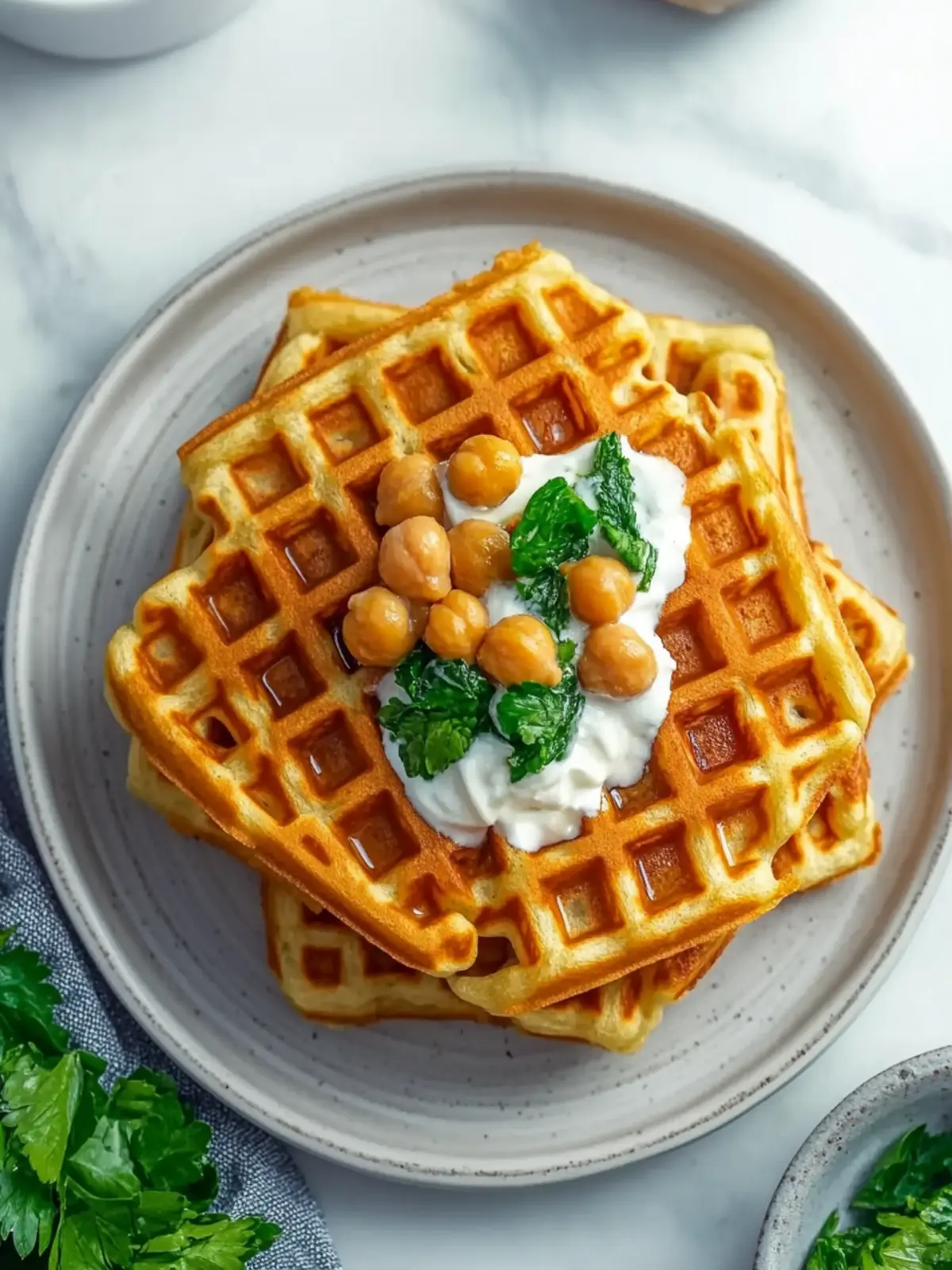 Savory Chickpea Waffles - Your New Favorite Gluten-Free Breakfast 2 Savory Chickpea Waffles