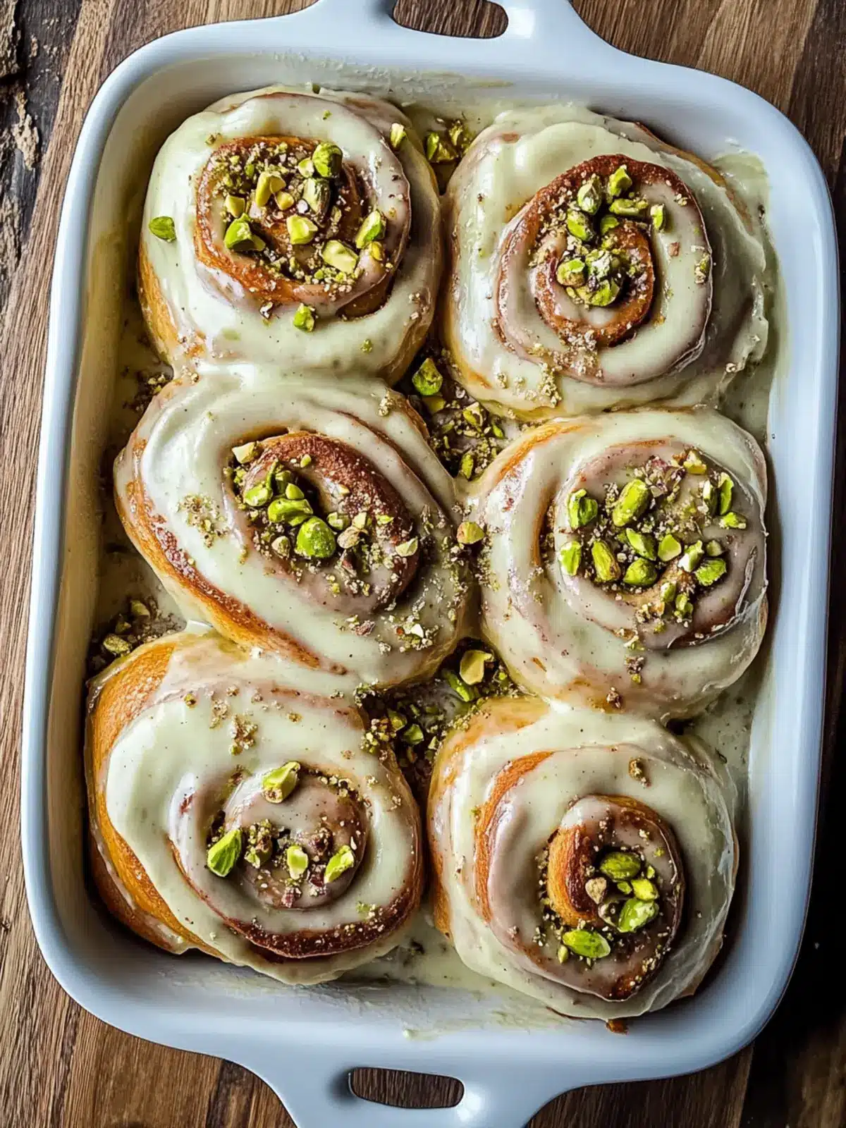 Small Batch Pistachio Cream Cinnamon Rolls to Indulge Your Mornings 3 Small Batch Pistachio Cream Cinnamon Rolls