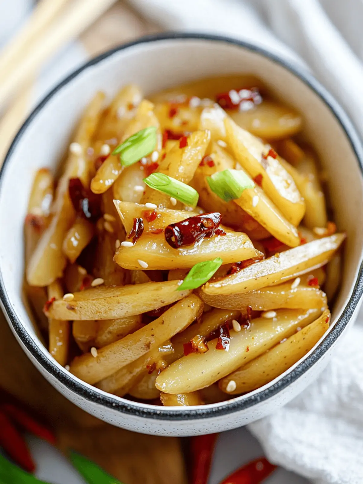 Szechuan Potatoes with Vinegar and Chili: A Flavor Explosion 2 Szechuan Potatoes with Vinegar and Chili