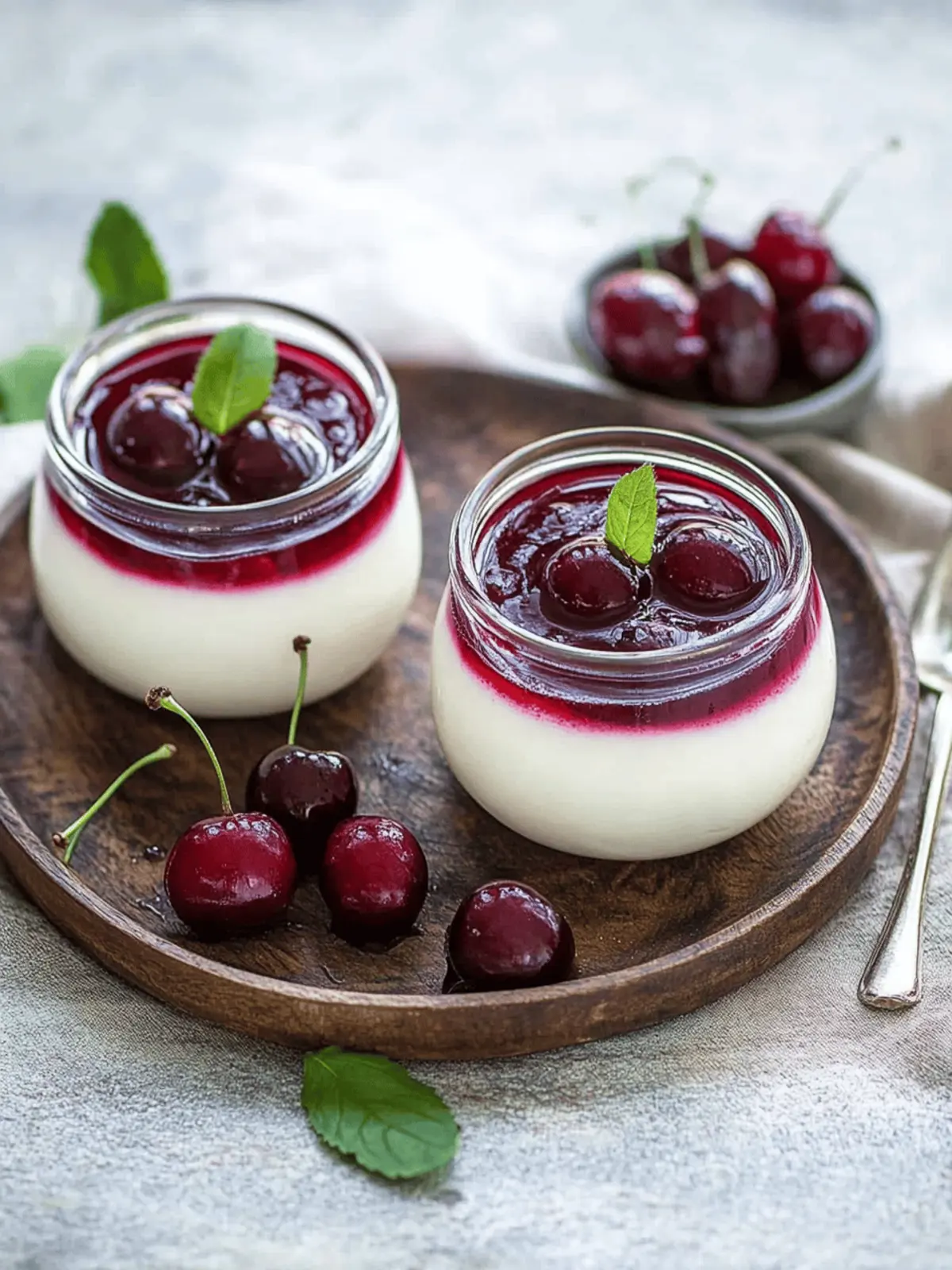 Creamy Cherry Panna Cotta That Will Wow Your Summer Guests 4 Cherry panna cotta