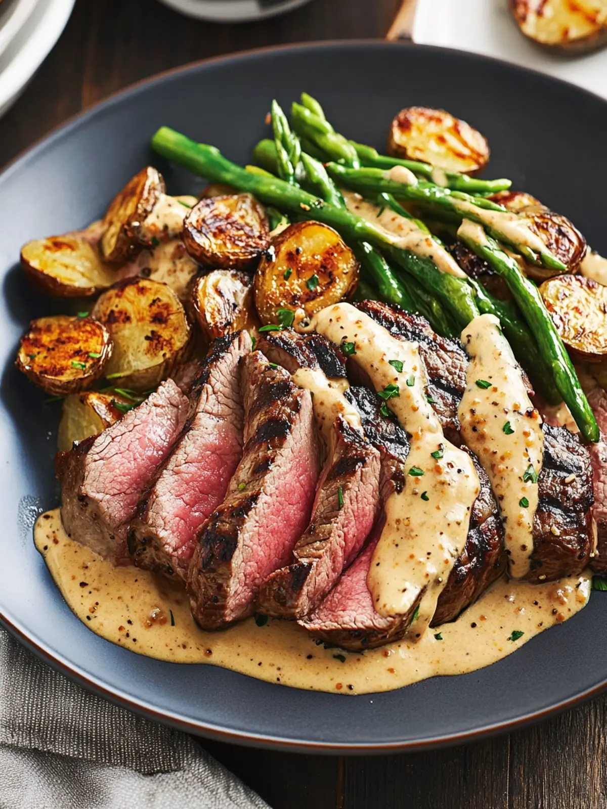 Sirloin and Mustard Shallot Cream Sauce: Weeknight Gourmet Delight 4 Sirloin and Mustard Shallot Cream Sauce