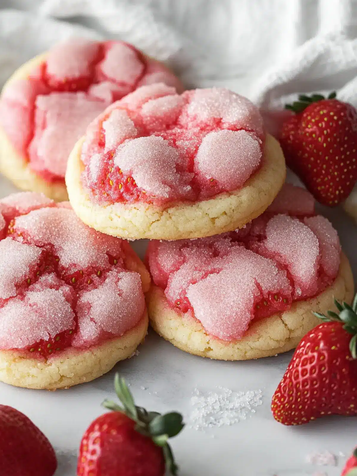 Soft Strawberry Sugar Cookies Vegan and Allergy-Friendly Heaven 2 Strawberry Sugar Cookies