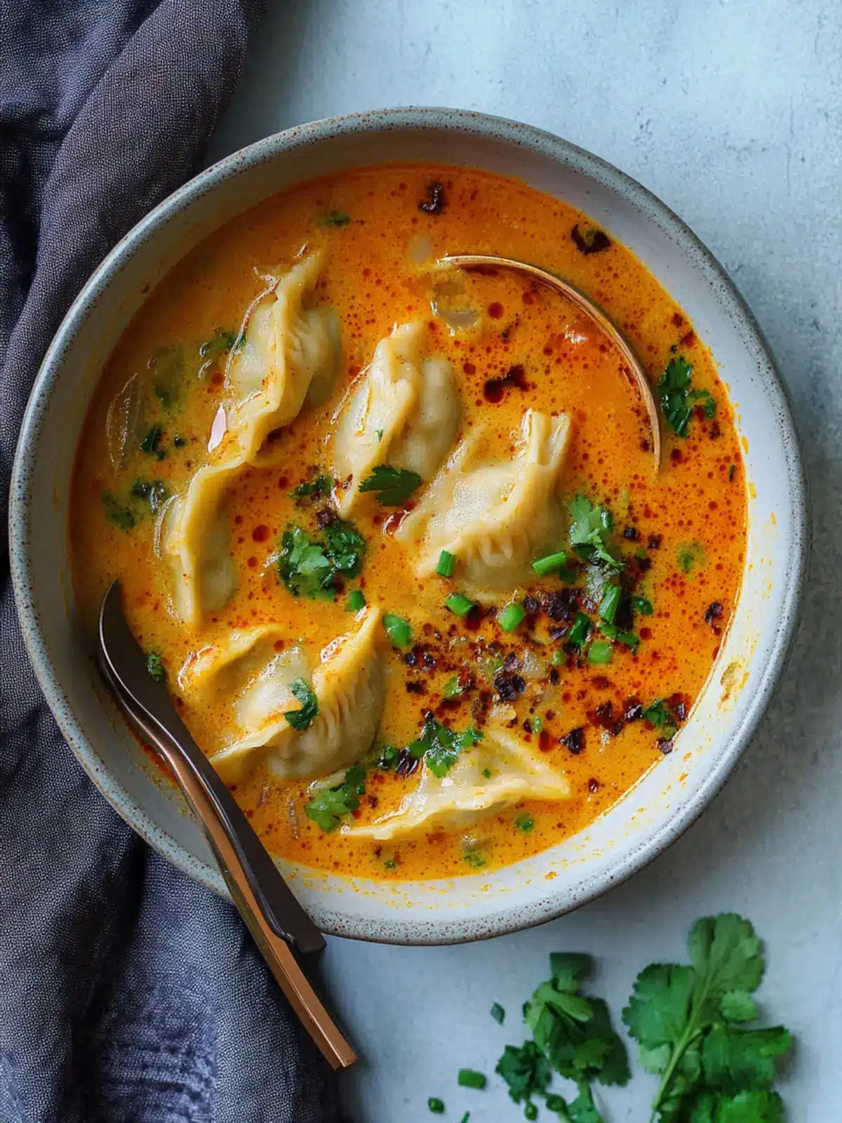 Coconut Curry Soup with Dumplings: A Cozy, Quick Delight 2 Coconut Curry Soup with Dumplings