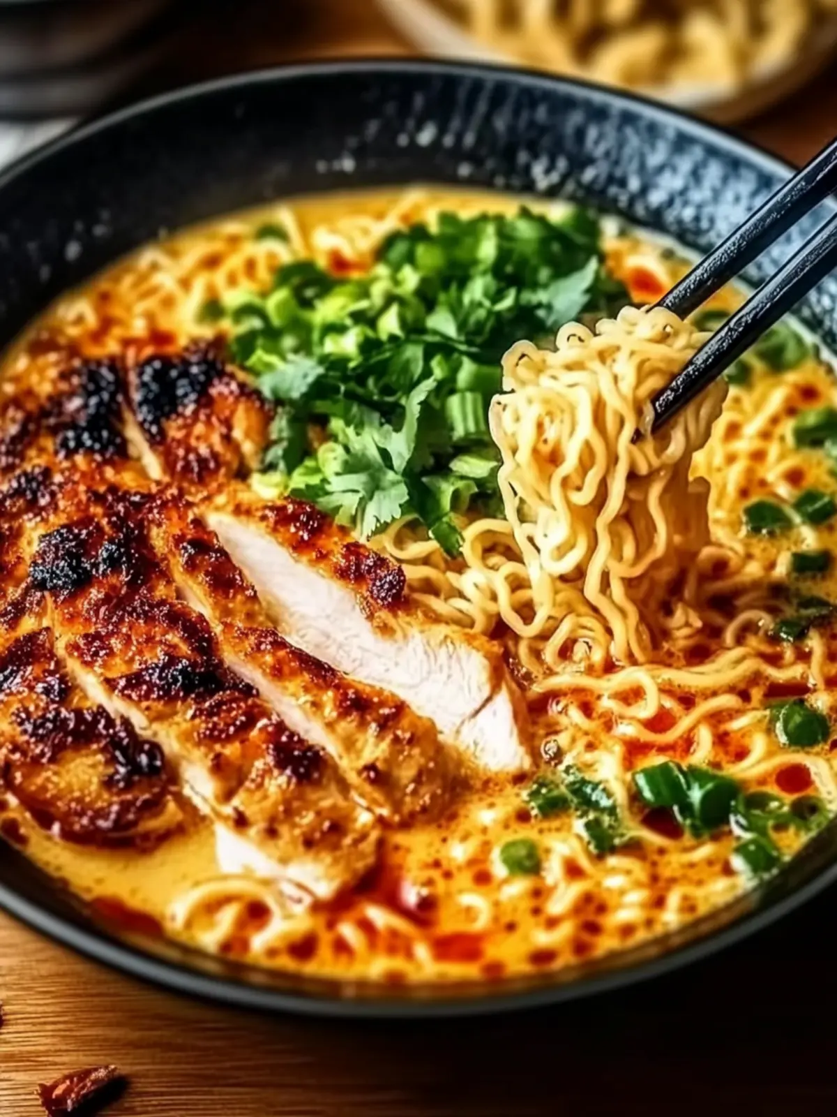 Fiery Chicken Ramen with Creamy Garlic: A Spice Lover's Dream 4 Fiery Chicken Ramen