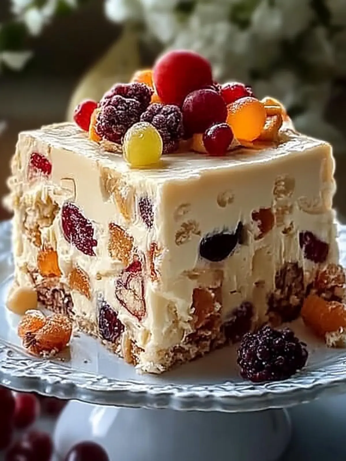 Lighter White Fruitcake: A Festive Twist for Your Table 2 White Fruitcake