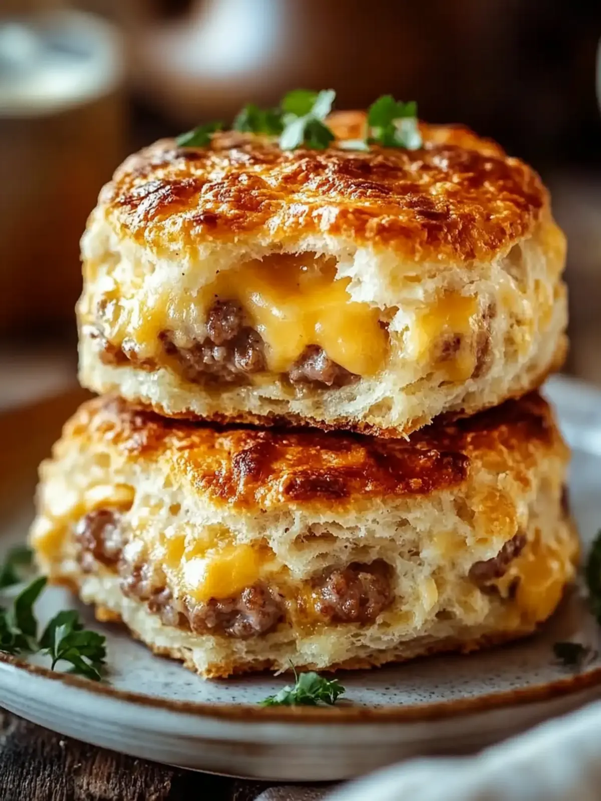 Sausage Cheese Butter Swim Biscuits: Comfort Food Done Right 4 Sausage Cheese Butter Swim Biscuits