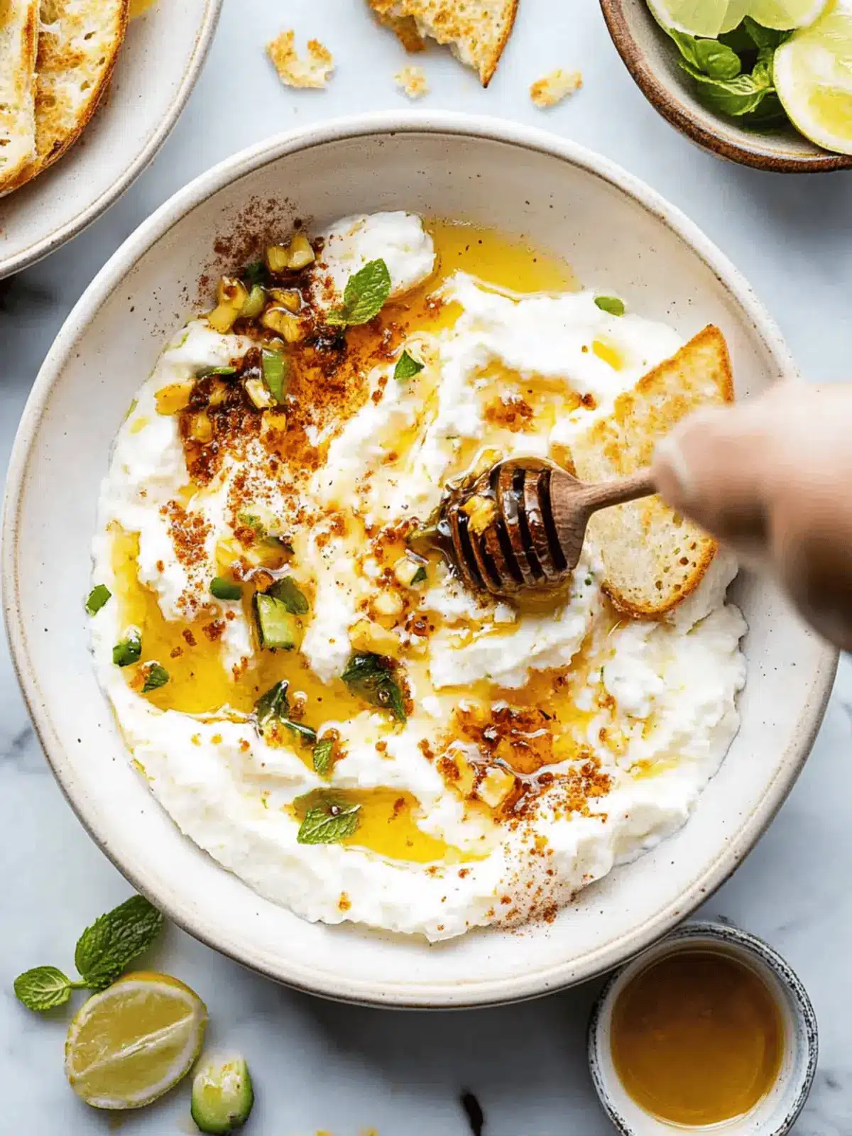 Whipped Feta with Hot Honey: A Sweet & Savory Delight 2 Whipped Feta with Hot Honey