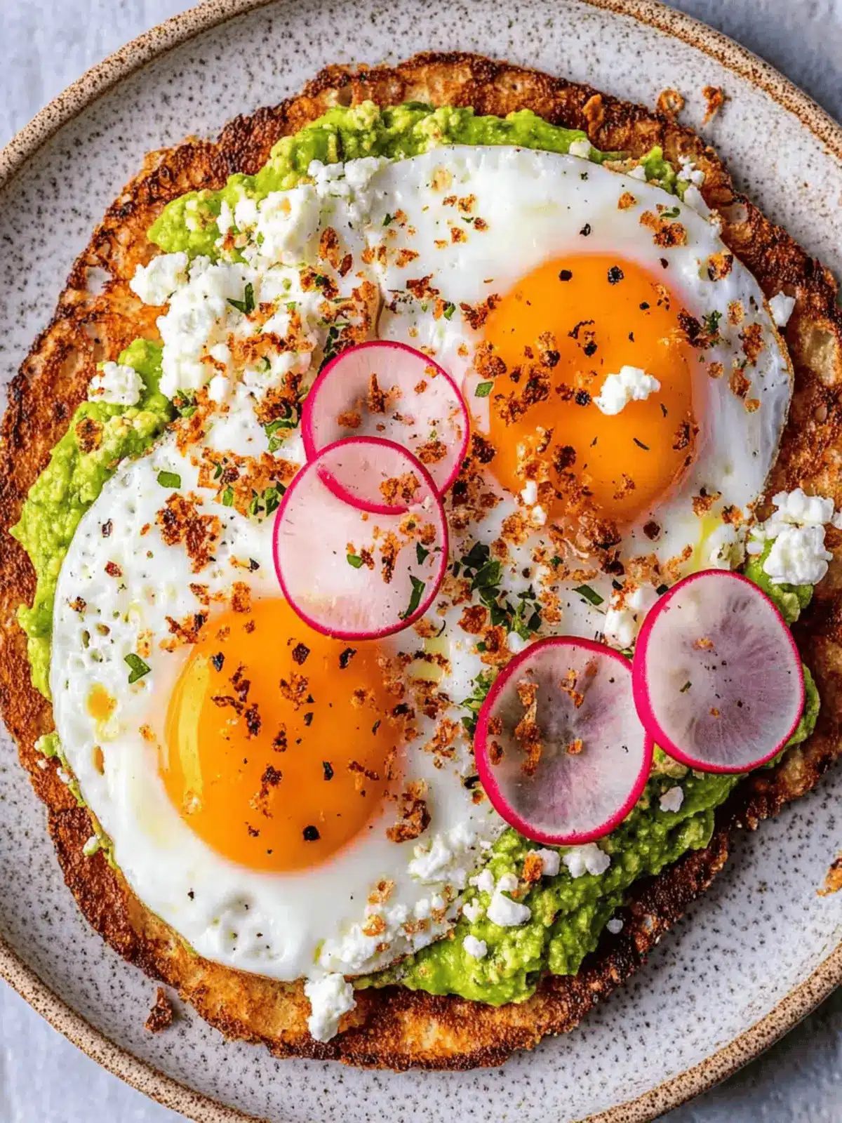 Crispy Feta Fried Eggs to Elevate Your Breakfast Game 2 Crispy Feta Fried Eggs