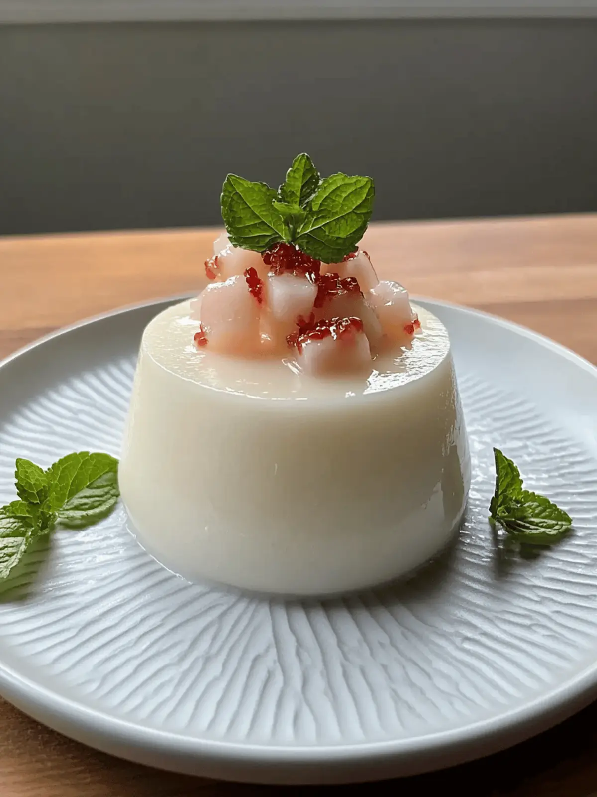 Creamy Vegan Lychee Panna Cotta for a Tropical Escape 2 Lychee Panna Cotta