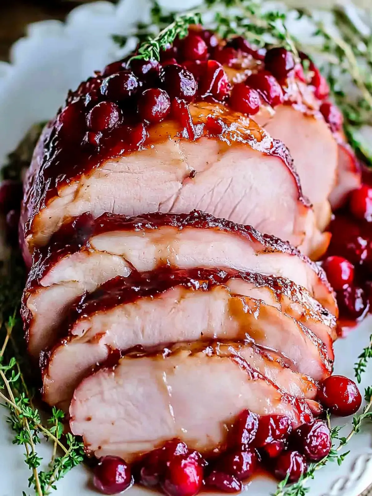 Oven-Roasted Cranberry-Dijon Glazed Ham That Steals the Show 3 Oven-Roasted Cranberry-Dijon Glazed Ham