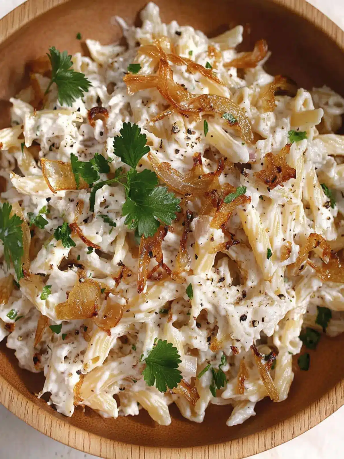 French Onion Pasta Salad That Will Wow Your Taste Buds 3 French Onion Pasta Salad