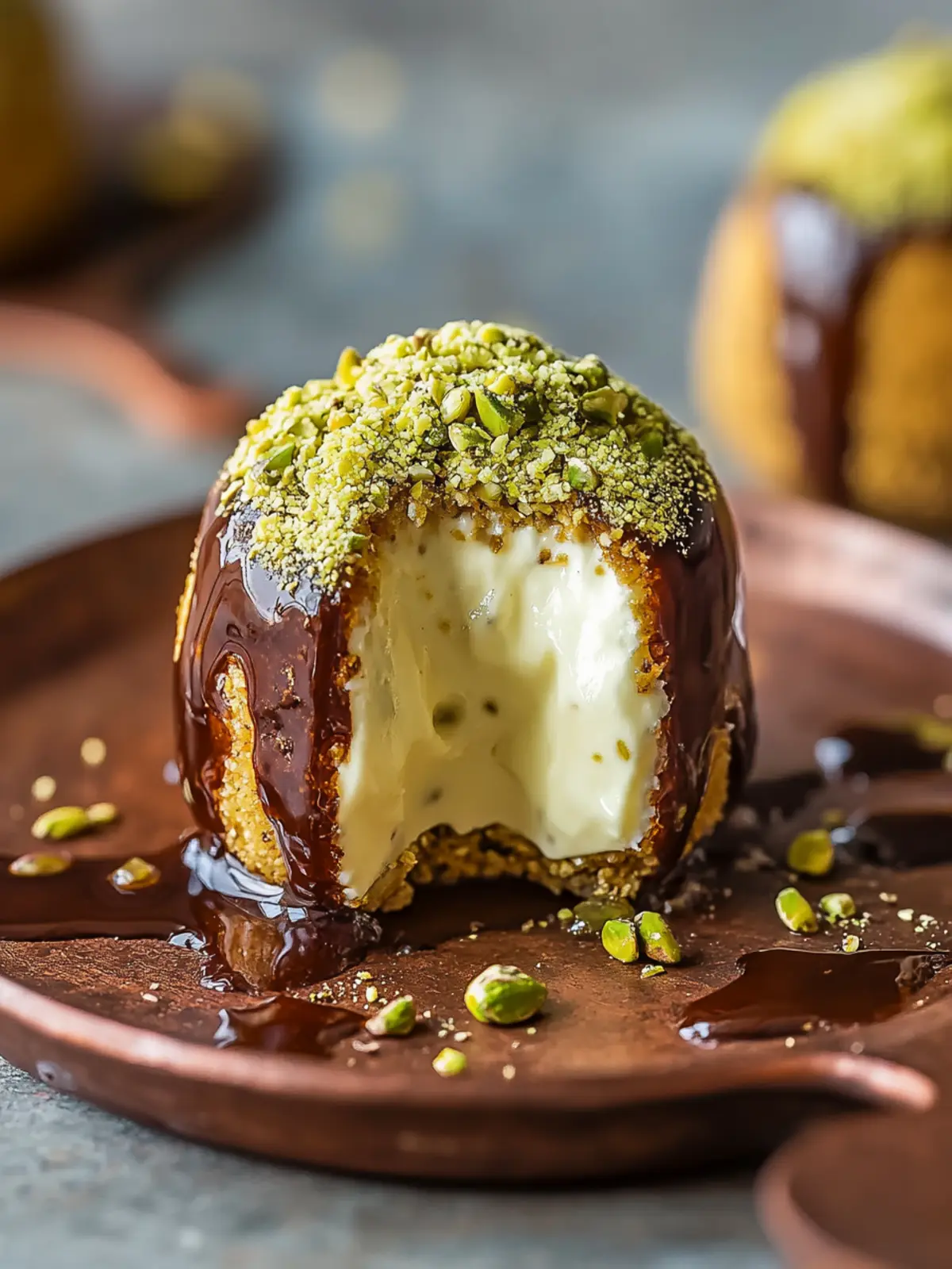 Dubai Pistachio Cheese Bomb: Your New Luxurious No-Bake Delight 3 Dubai Pistachio Cheese Bomb